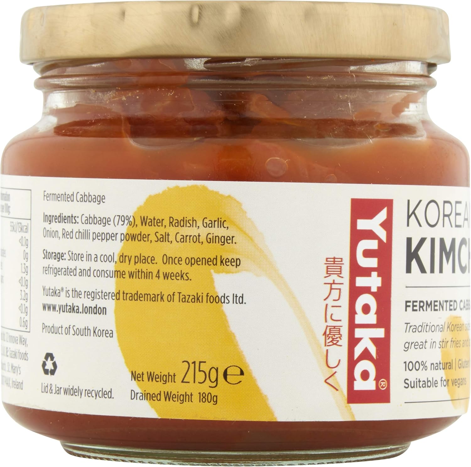 Yutaka - Korean Kimchi 180g 8