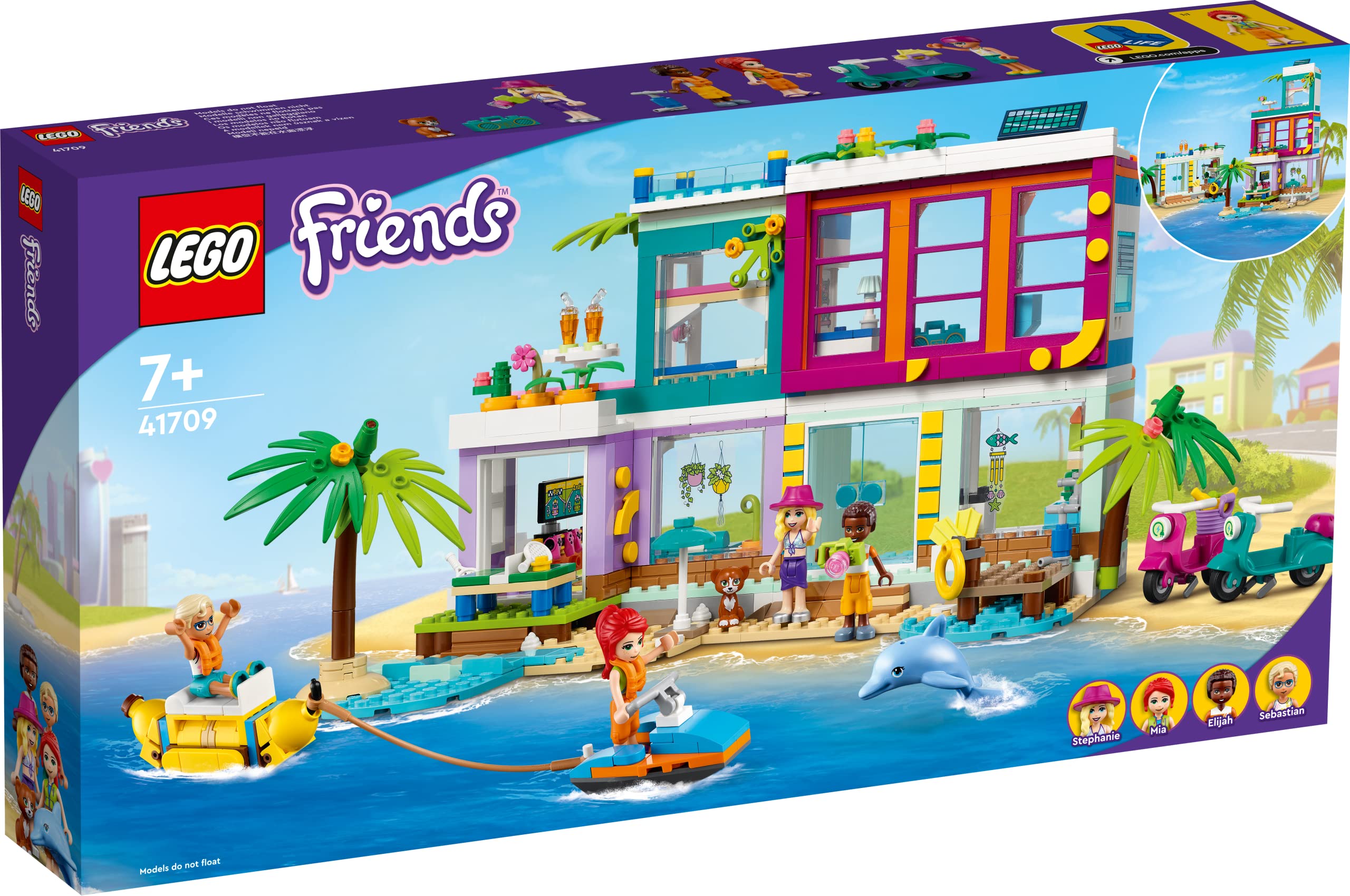 LEGO 41709 Friends Holiday Beach House Set - 686-Piece Building Playset for Ages 7+ 10