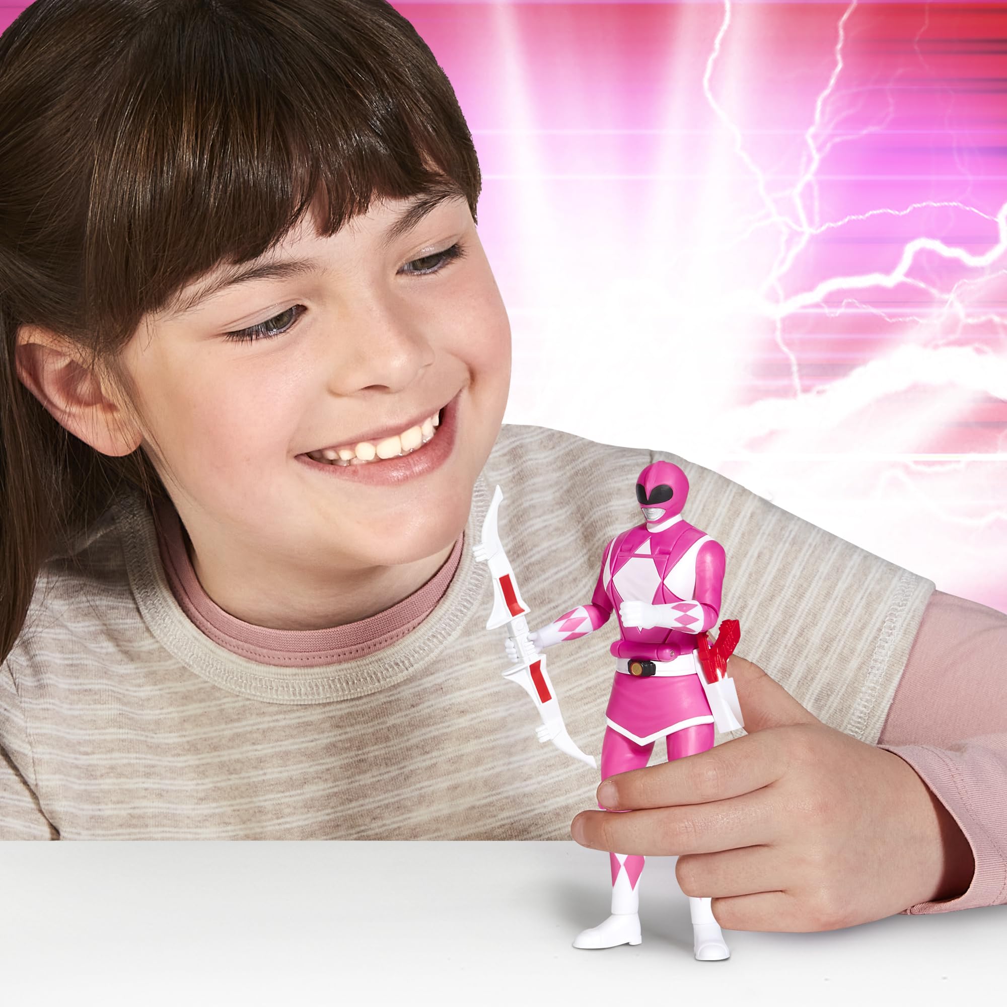 Power Rangers Auto-Morphin Pink Ranger Action Figure | 15 cm | Ages 4+ 2