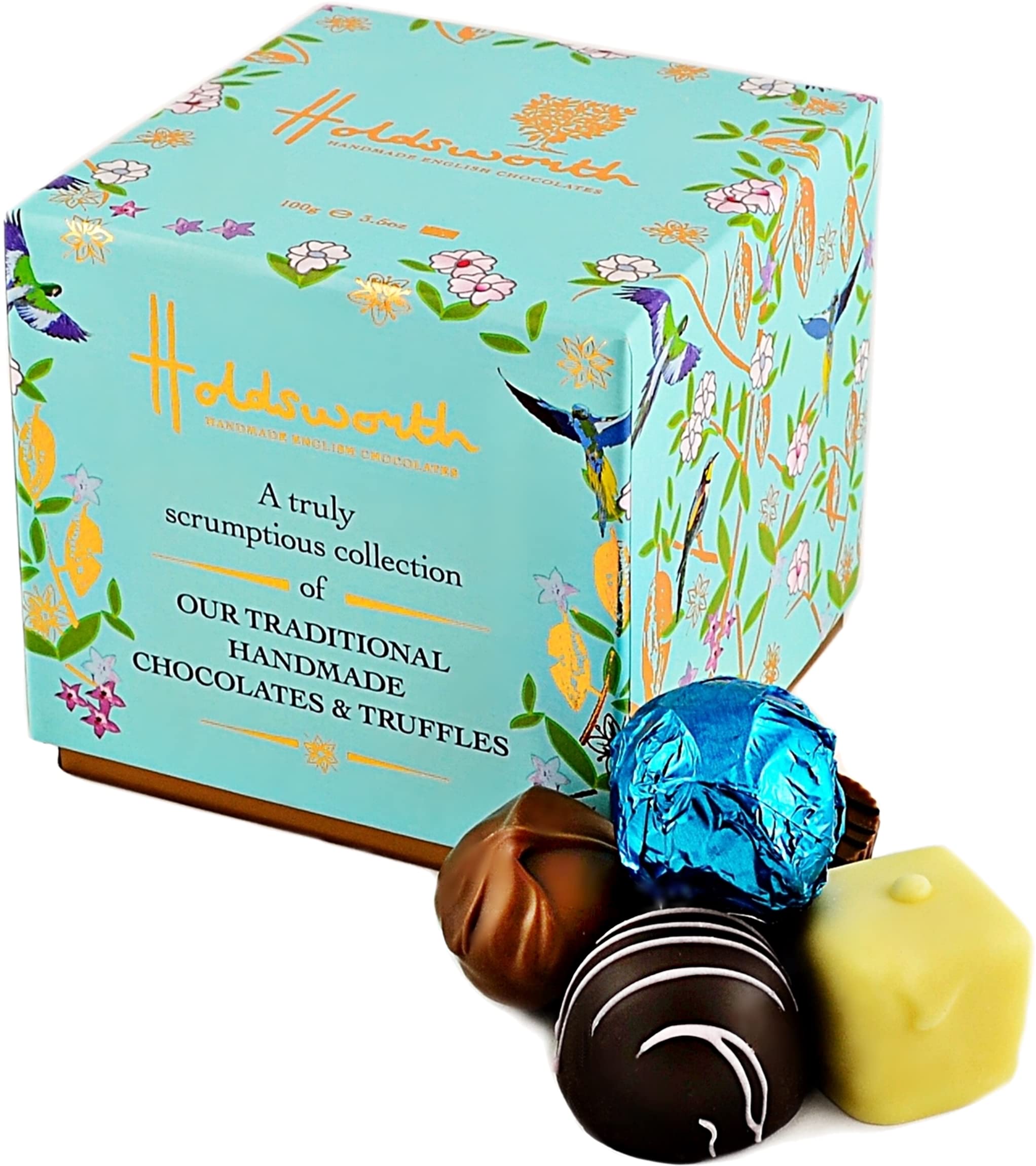 Holdsworth Chocolates Truly Scrumptious Classic Assortment - Handmade Chocolate Gift Box