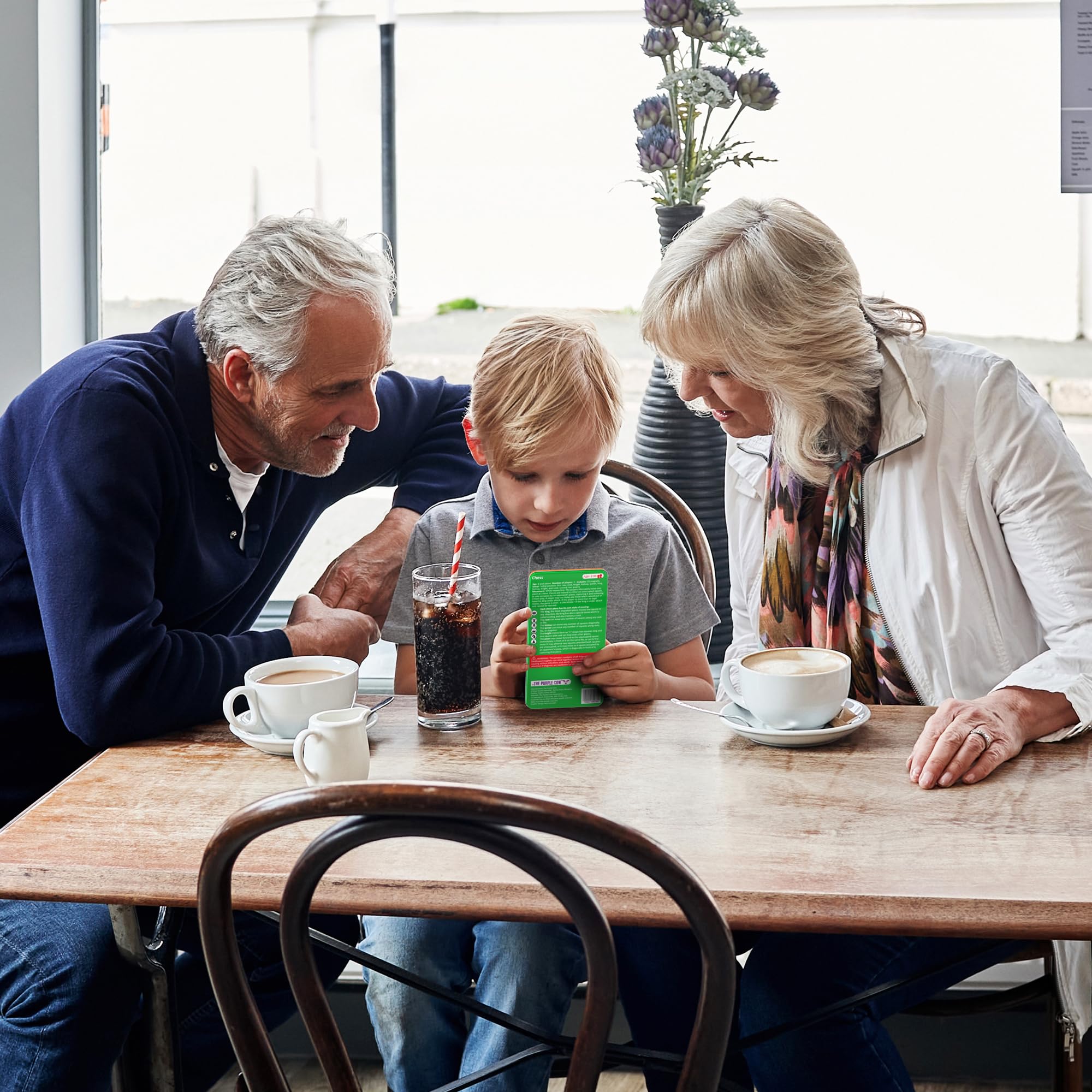 The Purple Cow Chess Magnetic Travel Game in Purple Tin 6