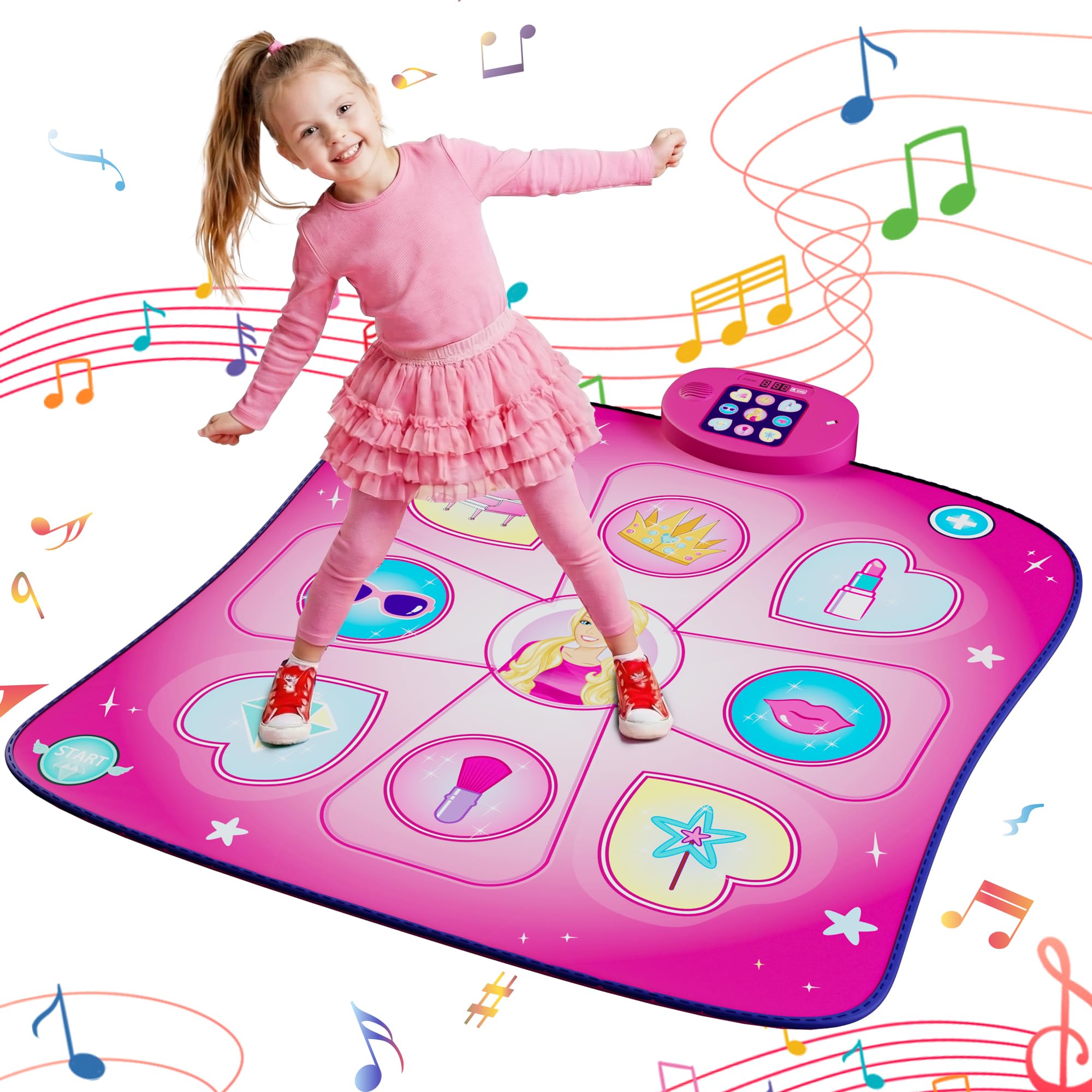 Vivo Technologies Dance Mat Toy for Kids - Musical Play Mat with LED Lights | Ages 3-10 1