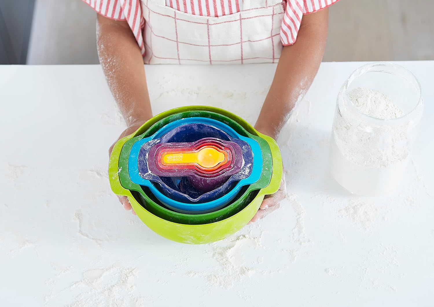 Casdon Joseph Joseph Nest 9 - Colourful Toy Food Prep Set for Kids 3+ 7