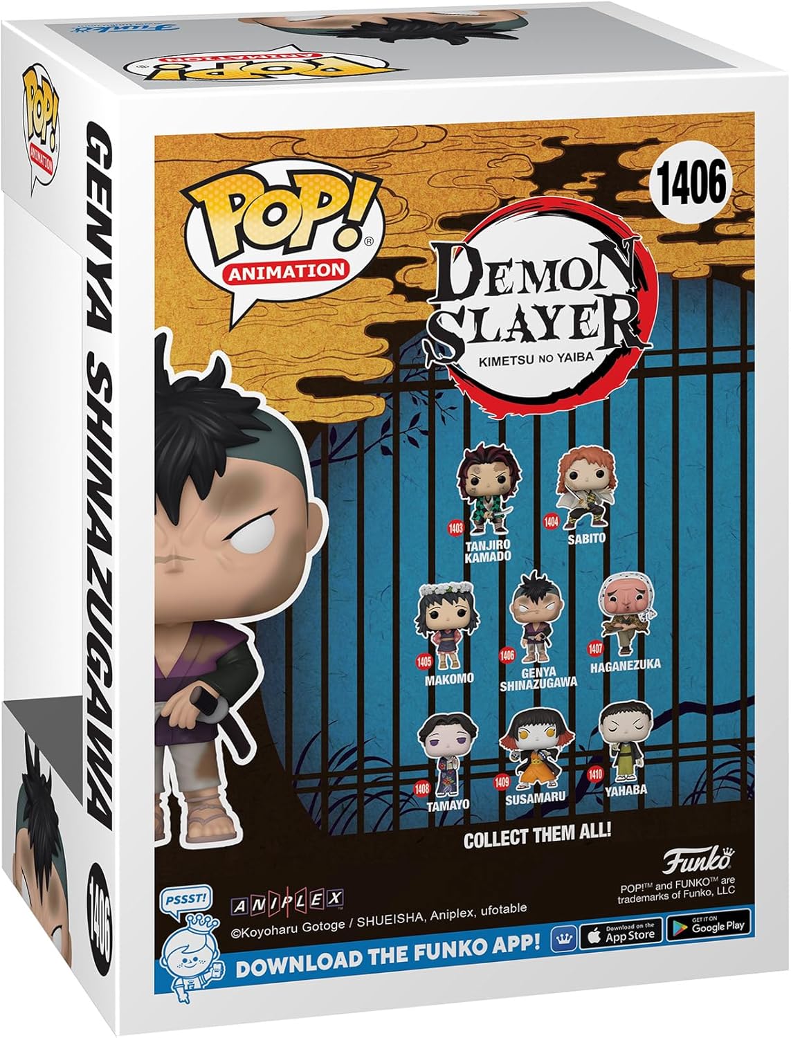 Funko Pop! Animation: Demon Slayer - Genya Shinazugawa Vinyl Figure 8
