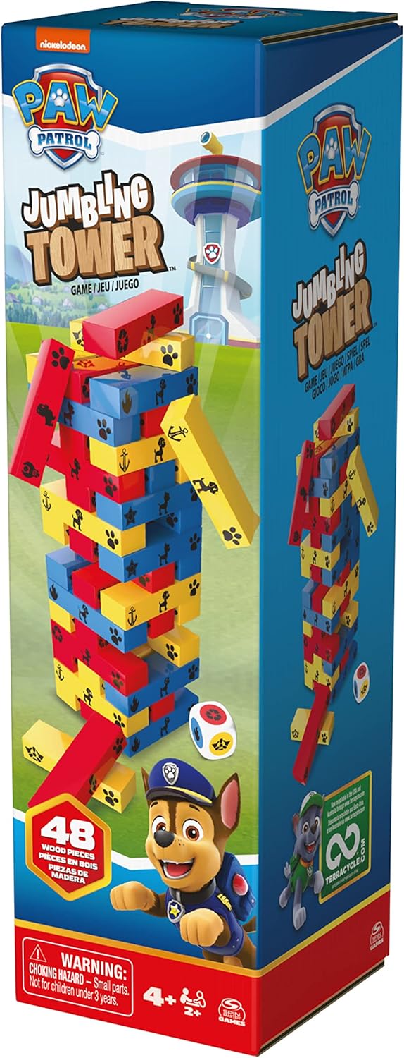Spin Master Games PAW Patrol Jumbling Tower Stacking Game 5