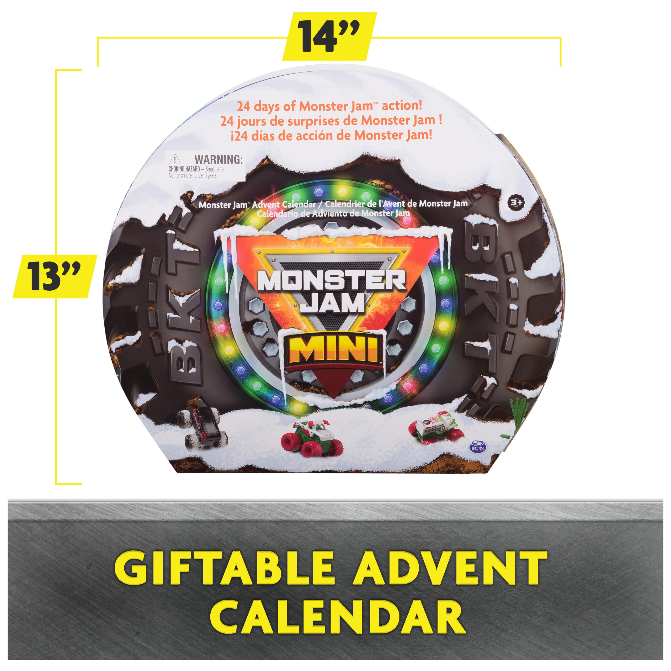 Monster Jam Mini Christmas Advent Calendar - 24 Days of Monster Trucks & Accessories 11