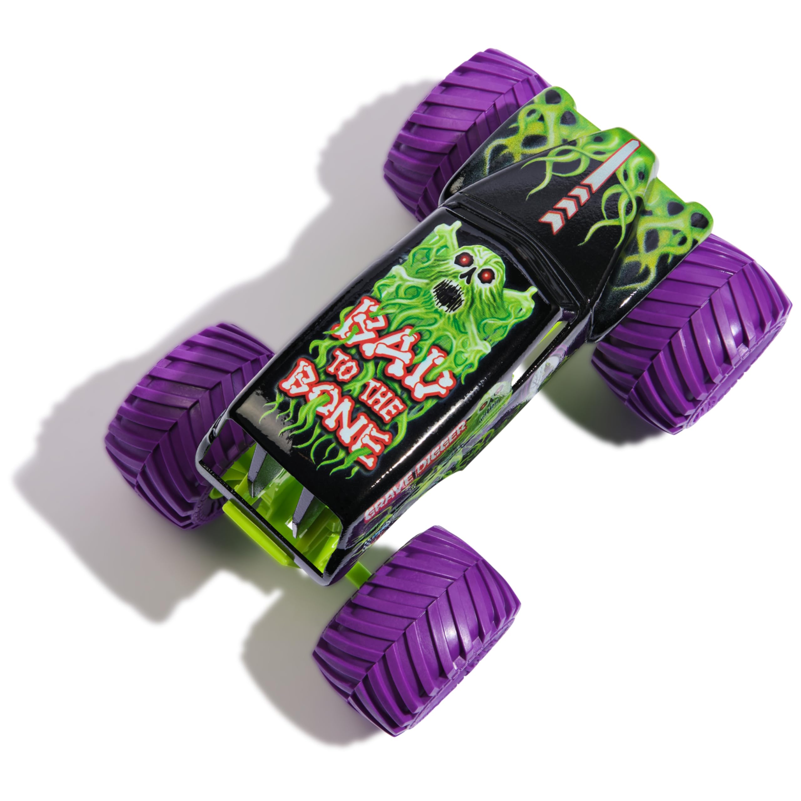 Grave Digger Monster Jam Truck - 1:24 Scale Die-Cast Vehicle for Kids 5