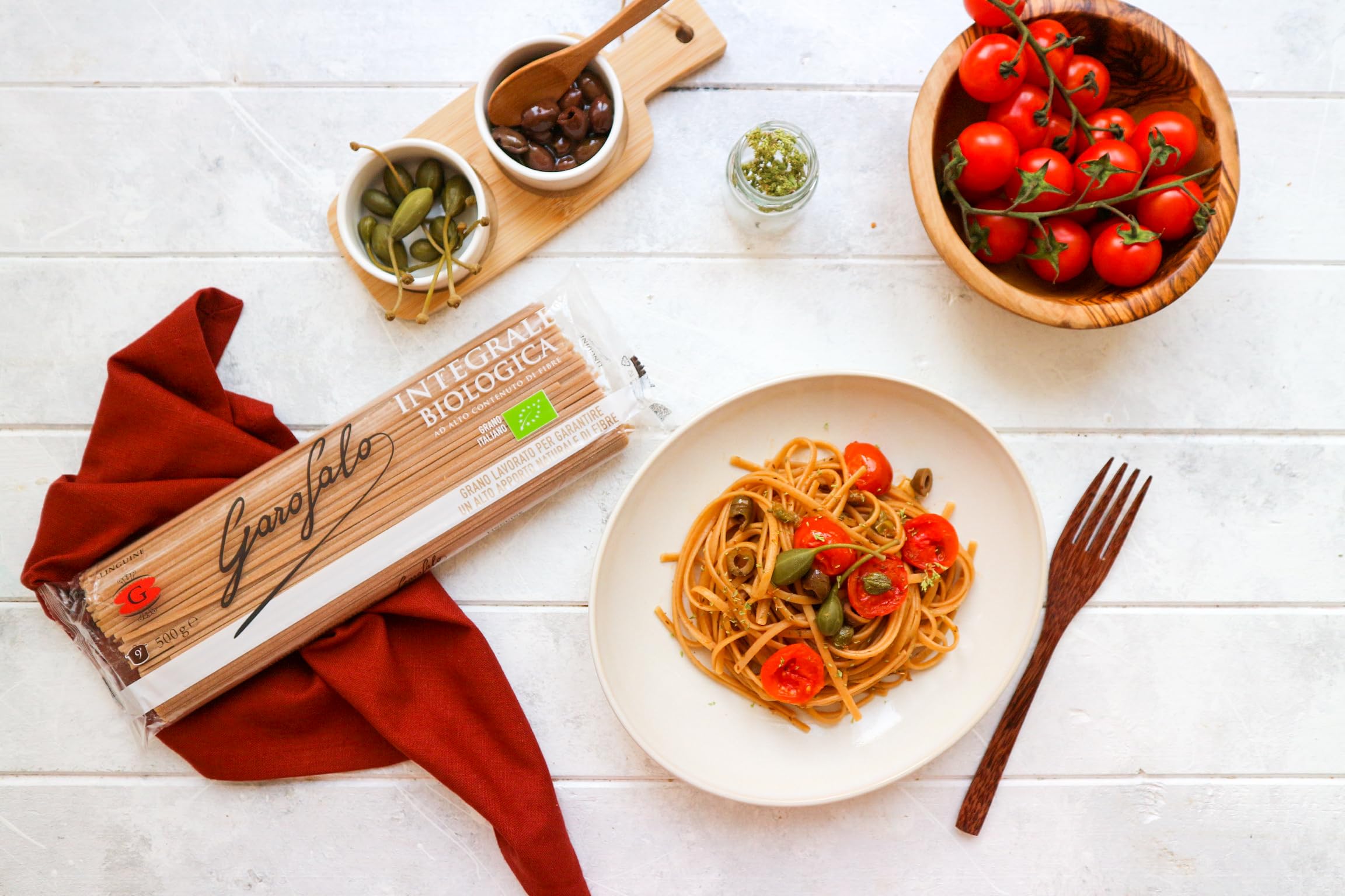 Garofalo Organic Wholewheat Linguine Italian Pasta, 500g 6