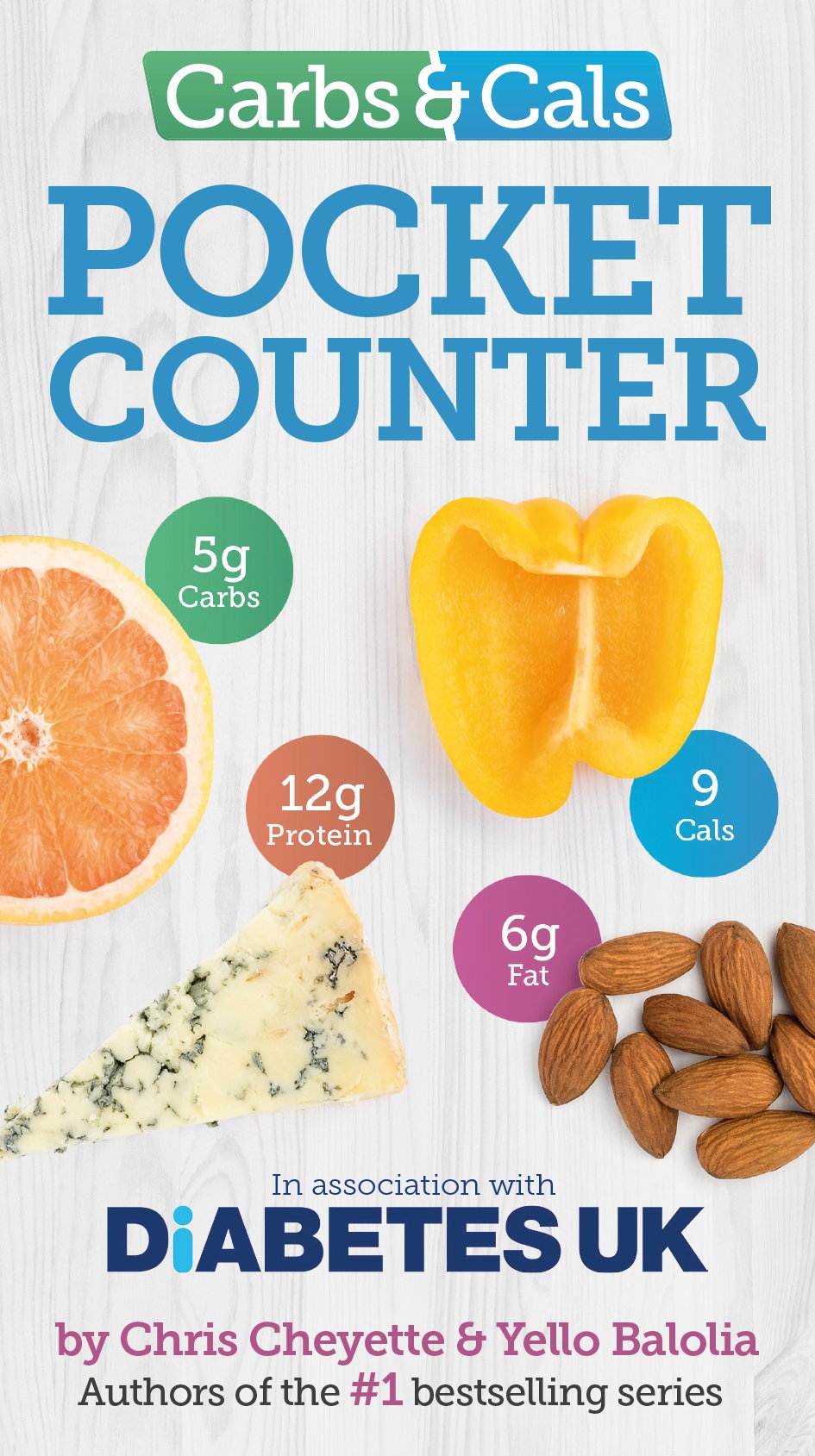 Carbs & Cals Pocket Counter - Low Fat Diet Support | Visual Food Guide | 416 Pages