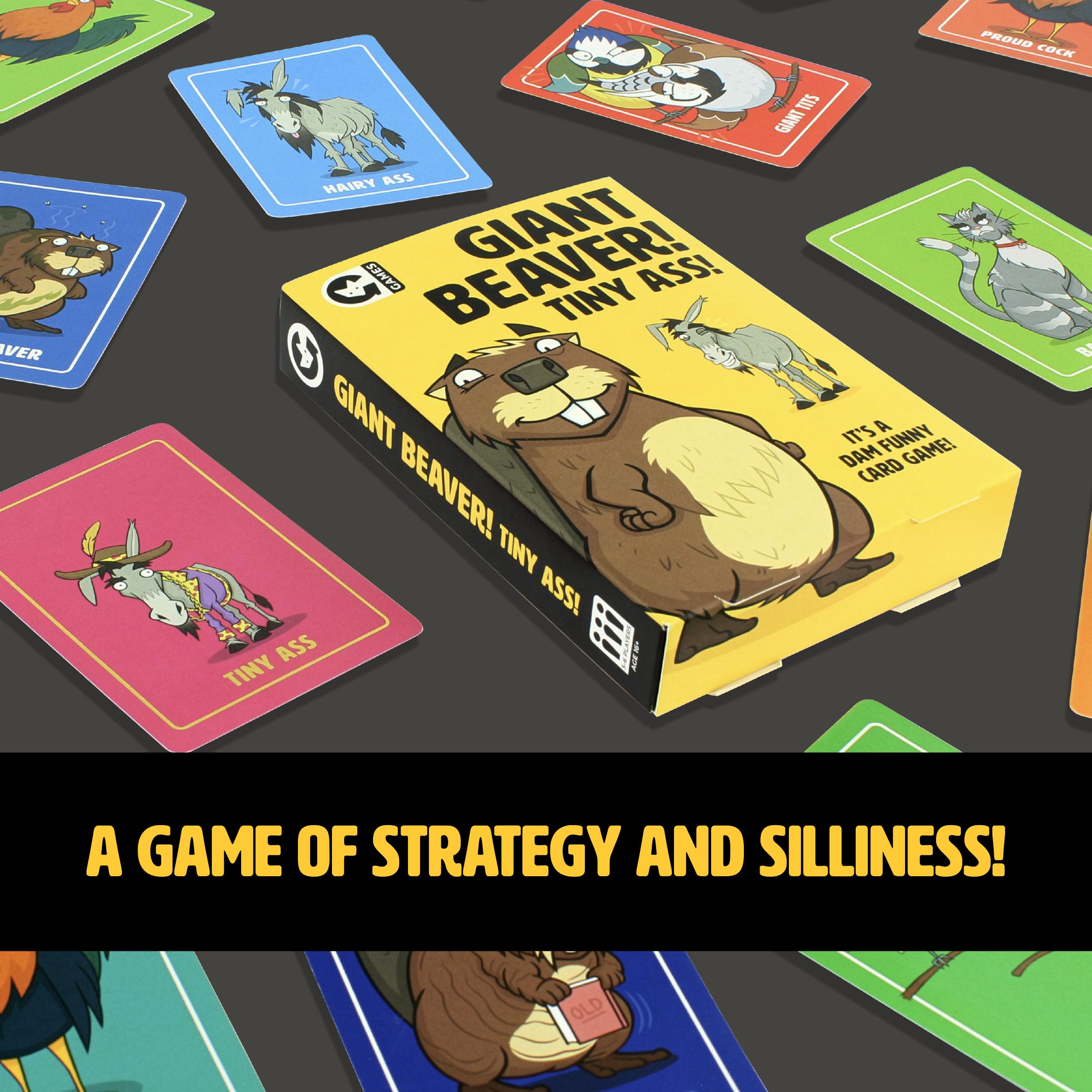 Ginger Fox Giant Beaver Tiny Ass Party Game 11