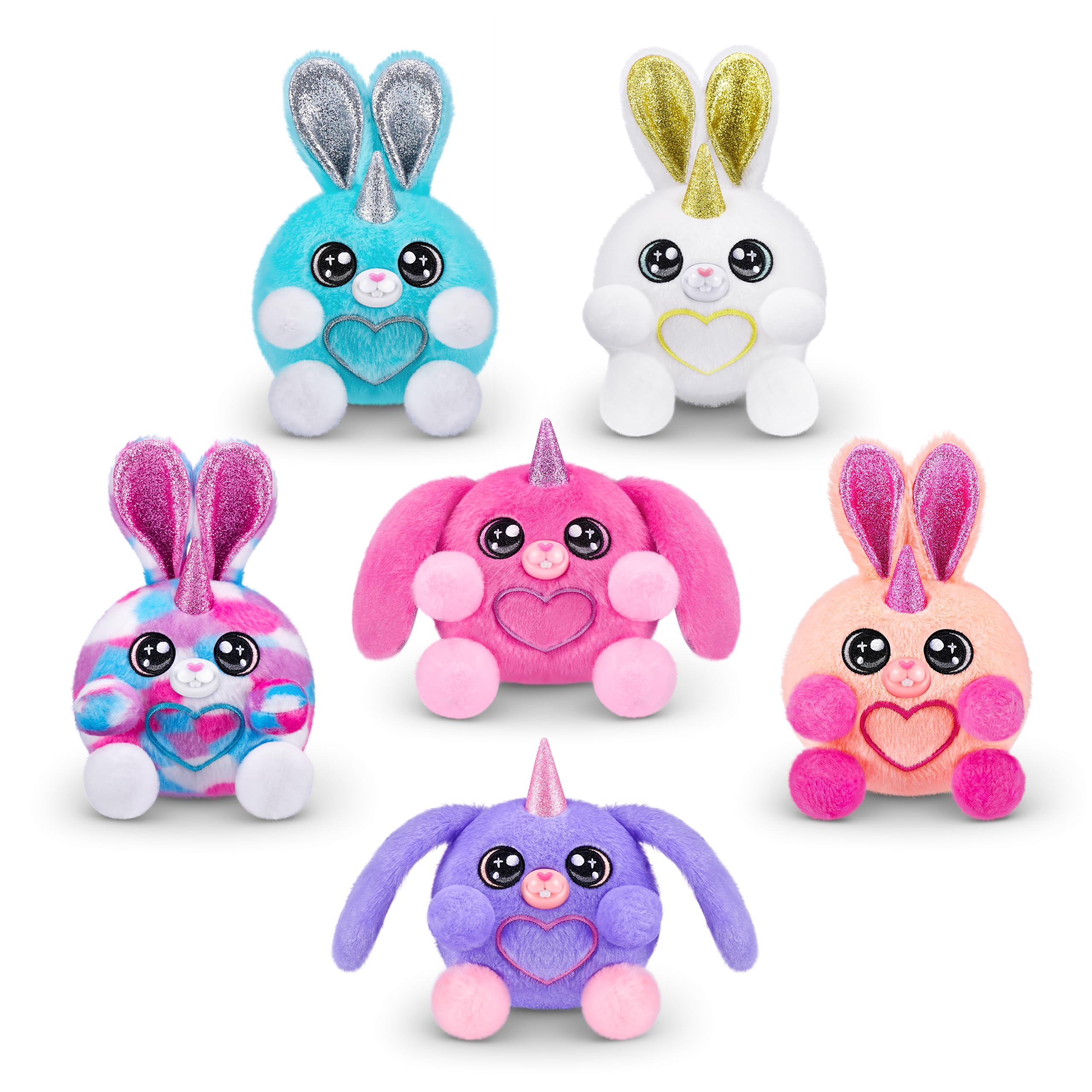 Rainbocorns Bunnycorn Series 2 - 2 Pack Plush Toy | 4 Surprises Inside | Collectible