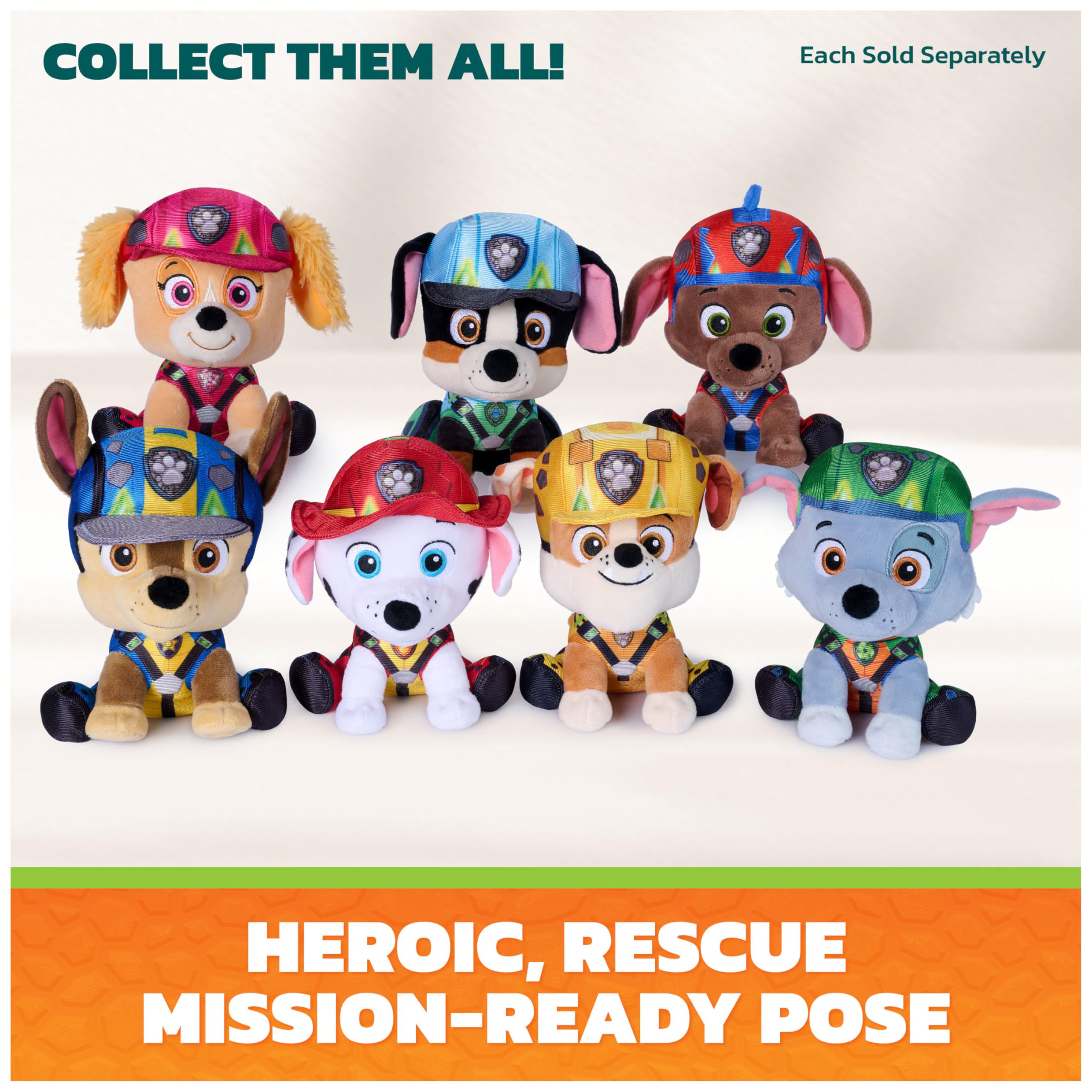Paw Patrol Zuma Stuffed Animal - 6 inch, Multicolor 7