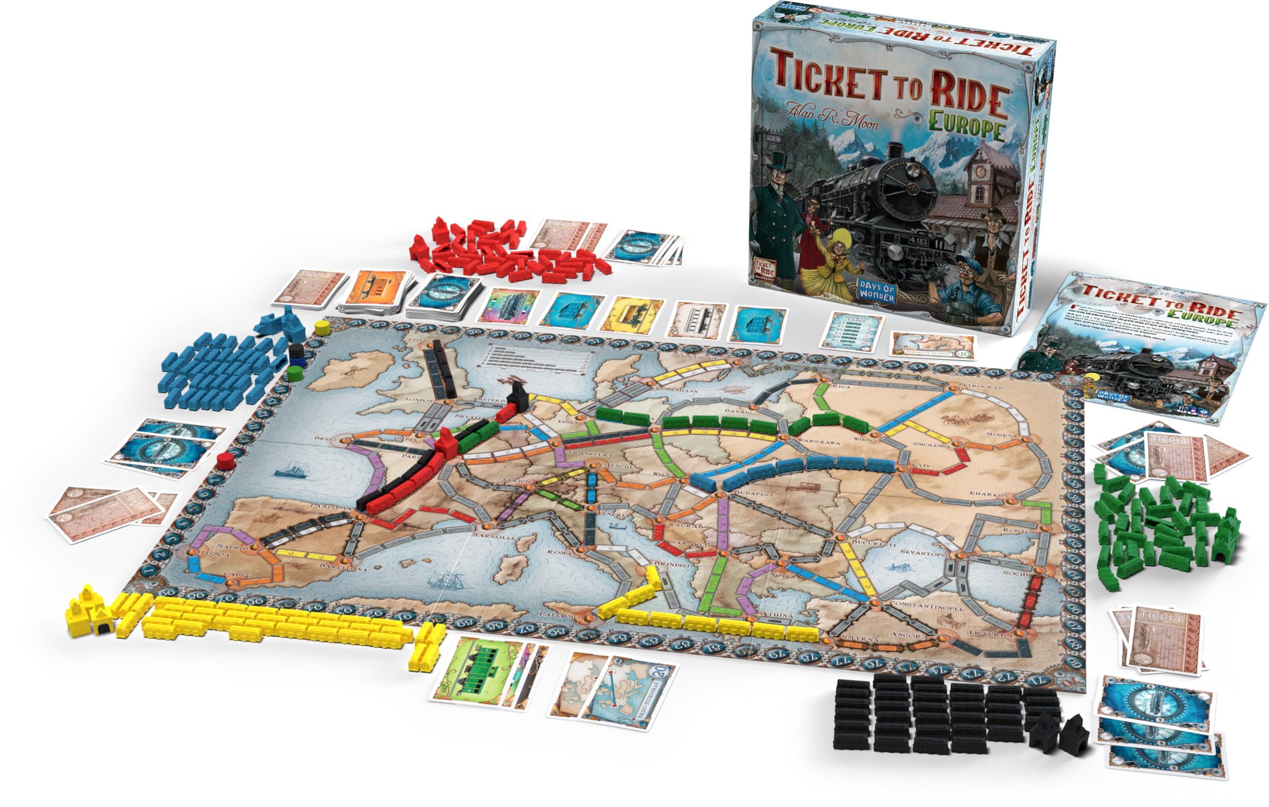 Days of Wonder Ticket to Ride Europa Brettspiel 3