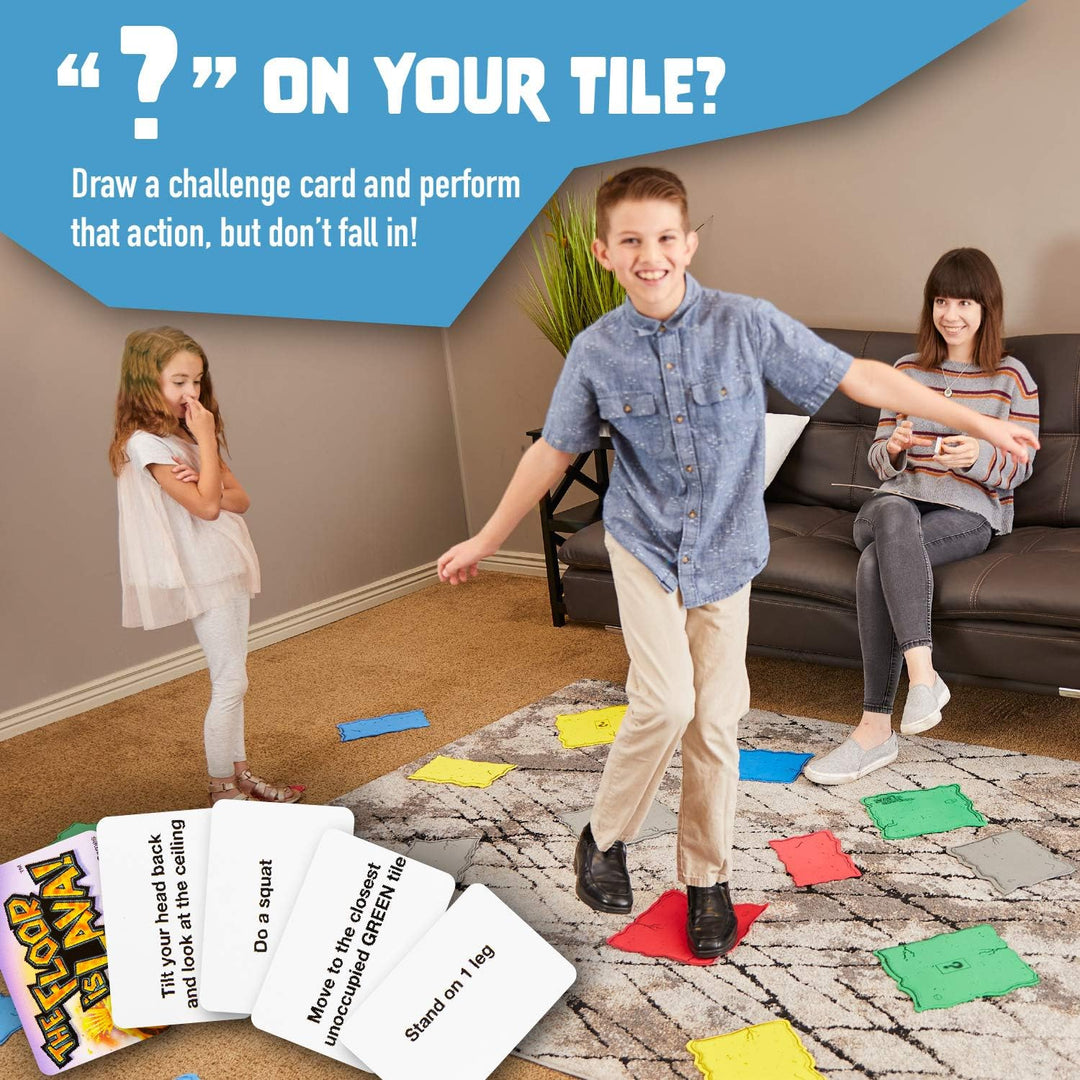 Goliath Games Floor is Lava! Interactive Board Game for Kids and Adults