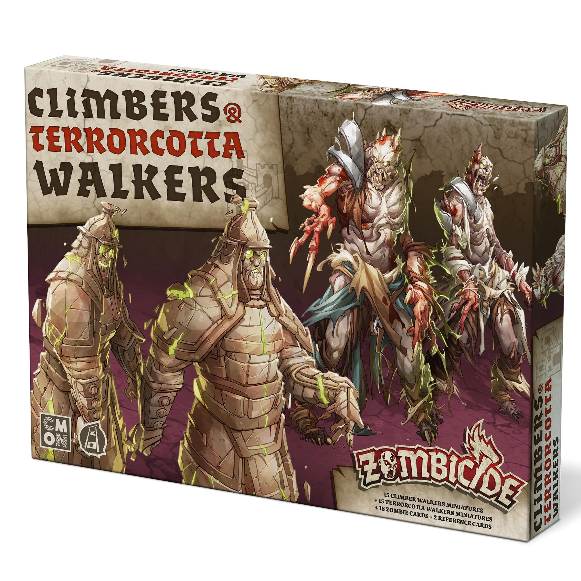 CMON Zombicide: White Death Expansion - Climbers & Terrorcotta Pack