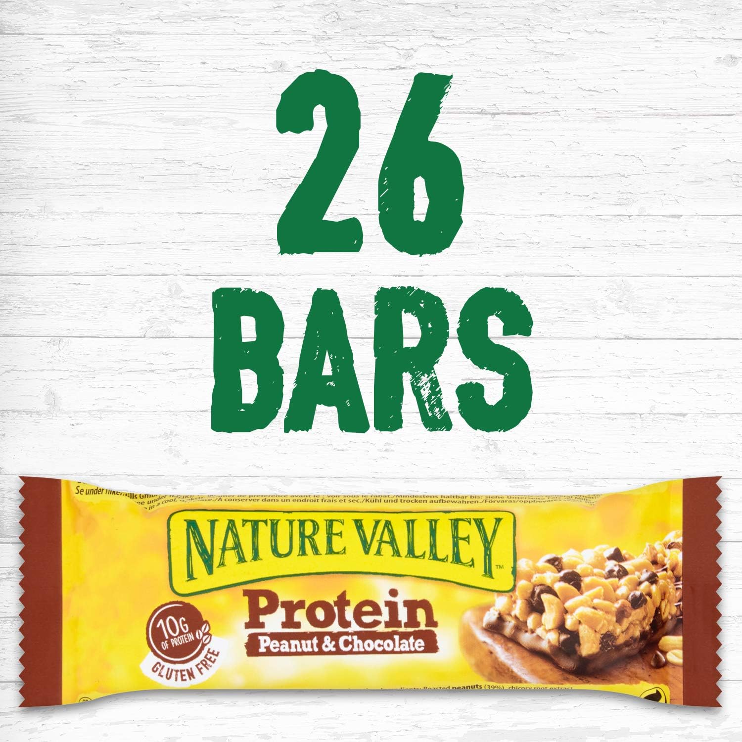 Nature Valley Protein Peanut & Chocolate Gluten Free Cereal Bars 26 x 40g 7