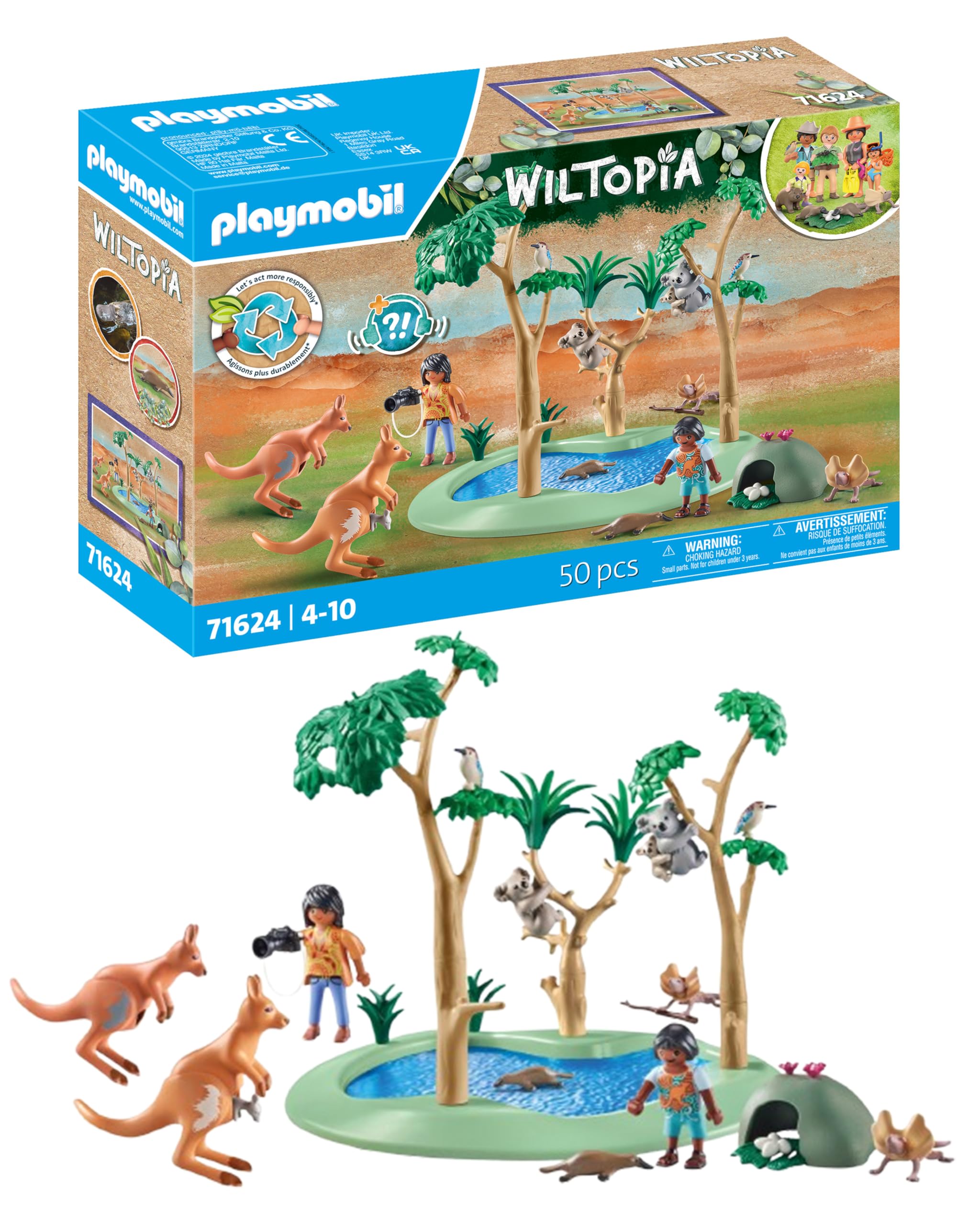 Playmobil 71624 Wiltopia: Australian Wildlife Adventure Playset for Kids 4+ 7