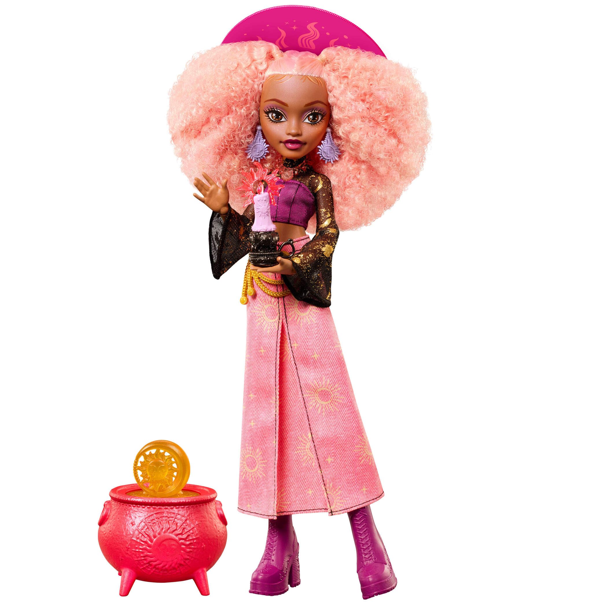 Monster High Rae Lumina Moonspell Magic Doll - Ages 4+ | Multicolor | Plastic