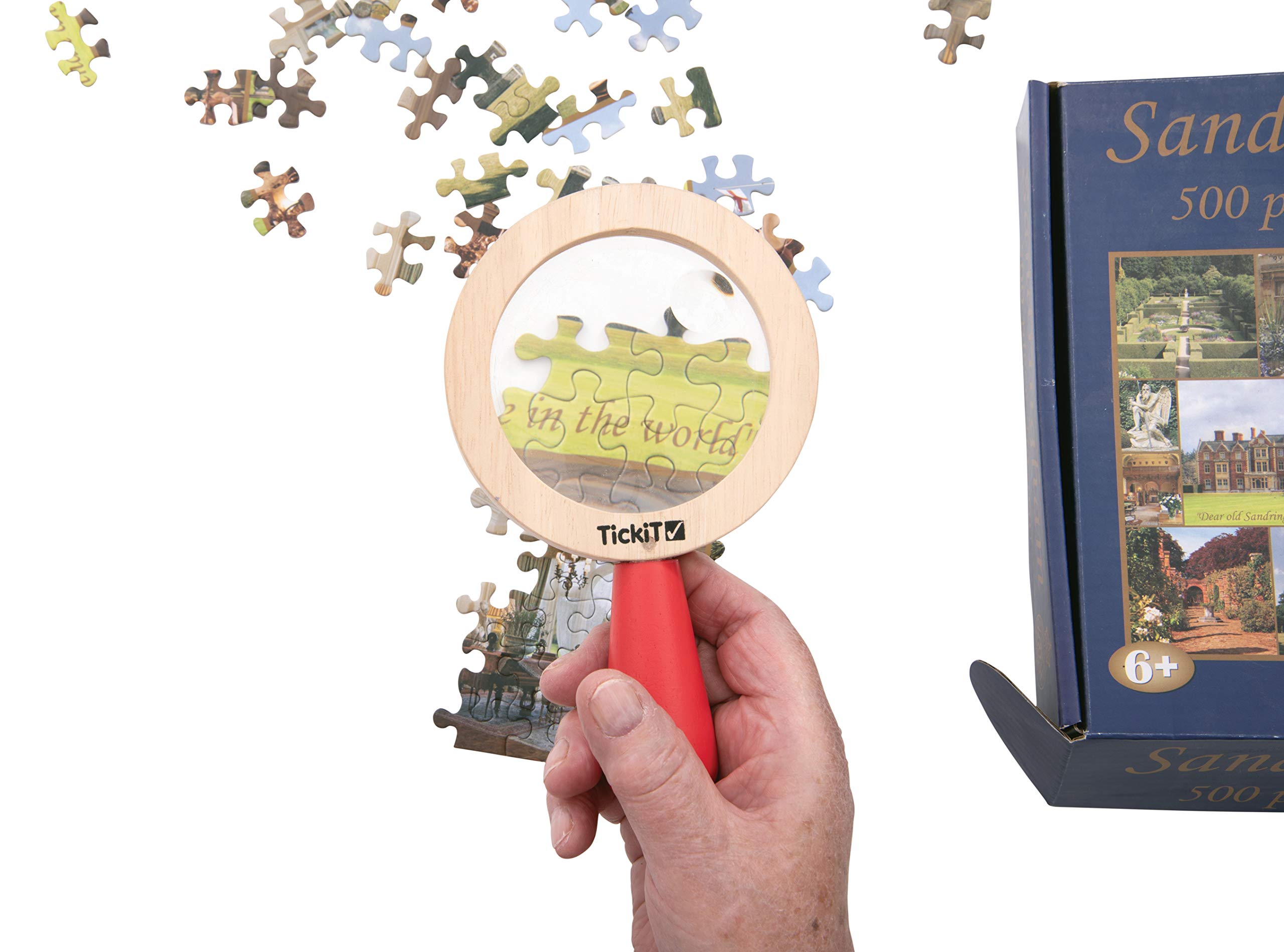 TickiT Wooden Hand Lens -2x &3x Magnification for Toddlers12m+ 15