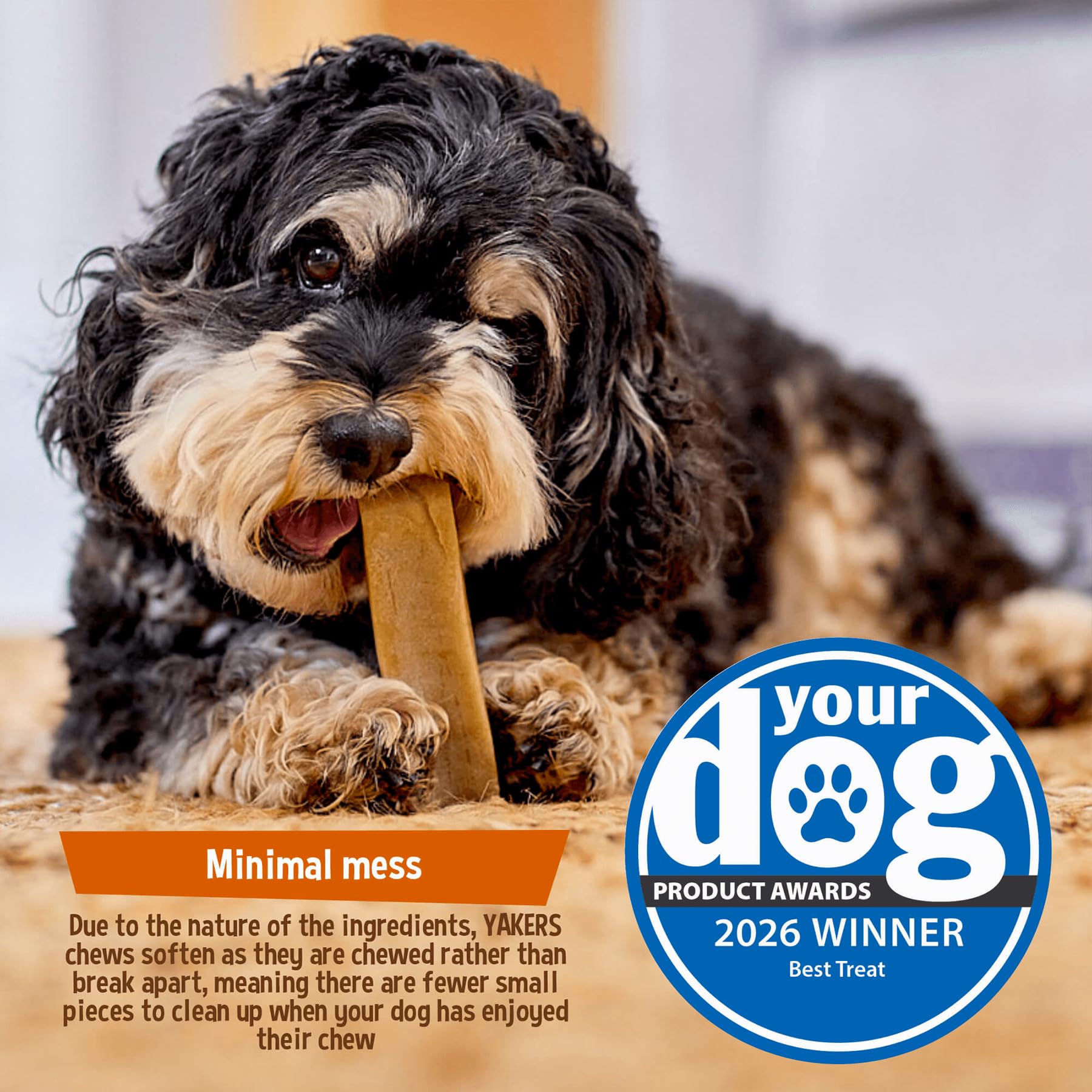 Yakers Blueberry Dog Chew - Medium Size | Protein & Calcium Rich | Promotes Dental Hygiene 5