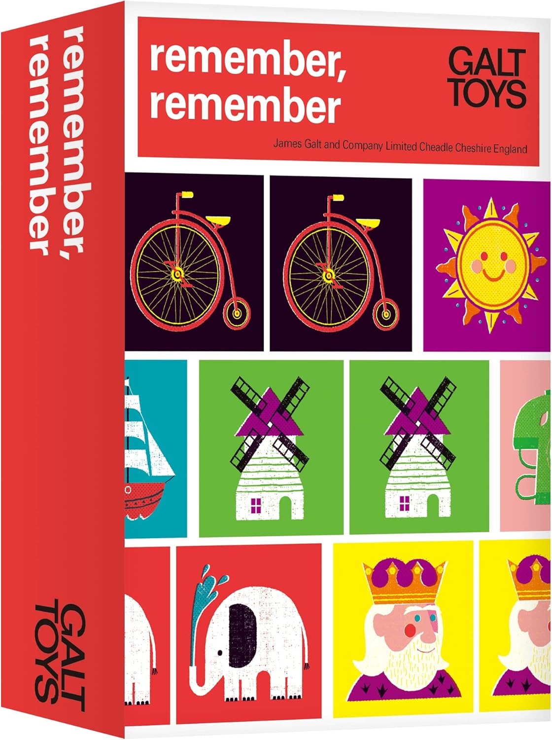 Galt Remember, Remember Matching Pairs Card Game for Kids, Ages 5-8
