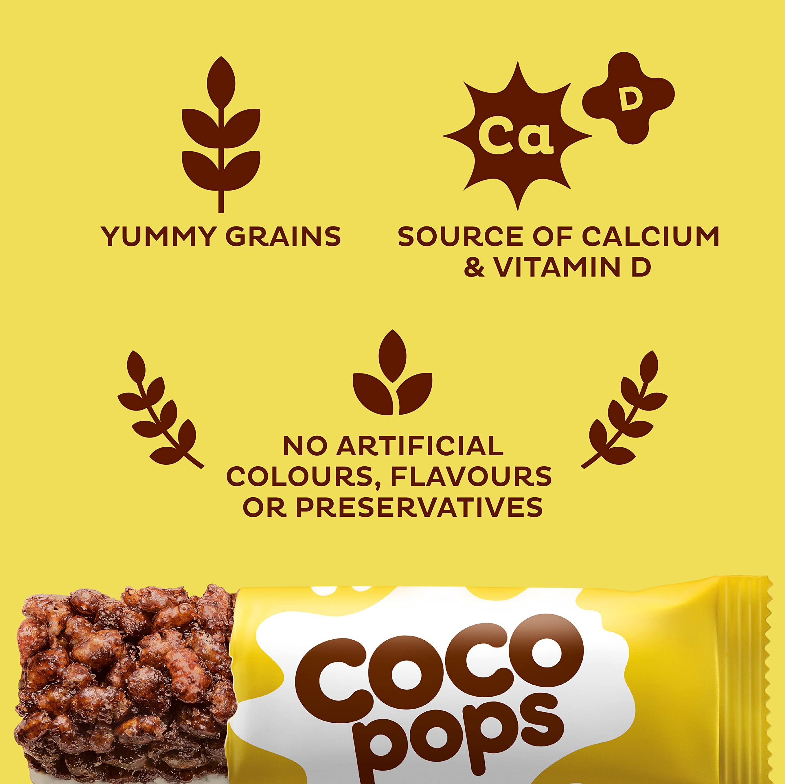 Coco Pops Chocolate Breakfast Cereal Bars - 4 Count (20g Each) 3