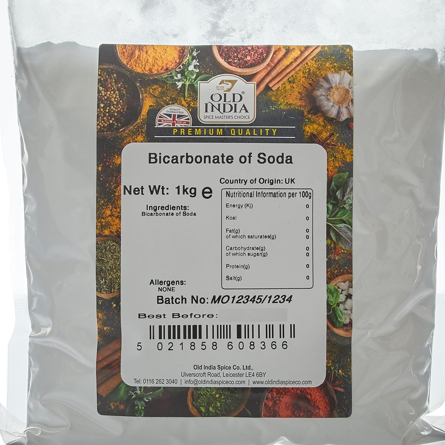 Old India Bicarbonate of Soda 1kg 4