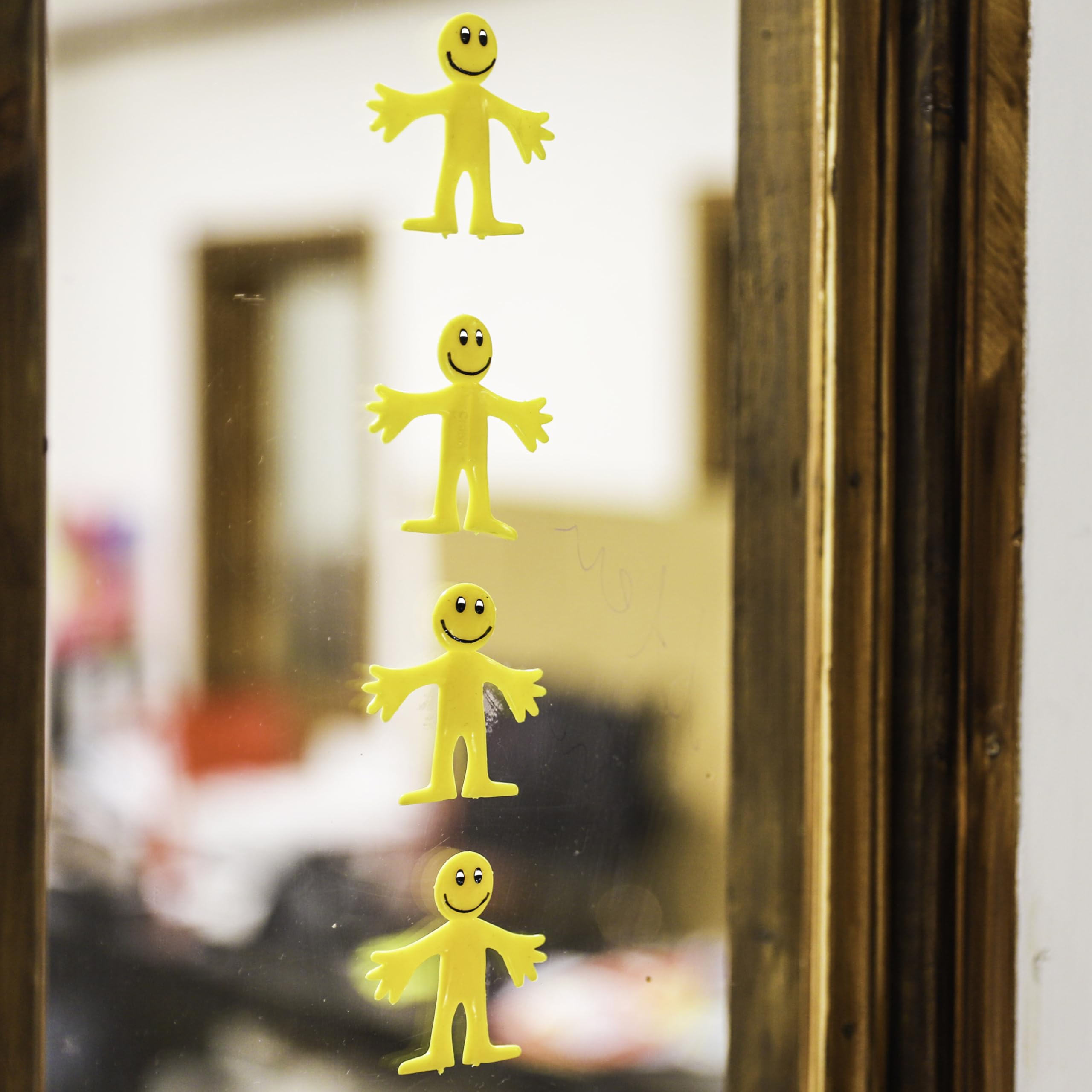 SHATCHI Yellow Stretchy Men Party Bag Fillers - 20Pk for Kids Birthday Party Favors 9