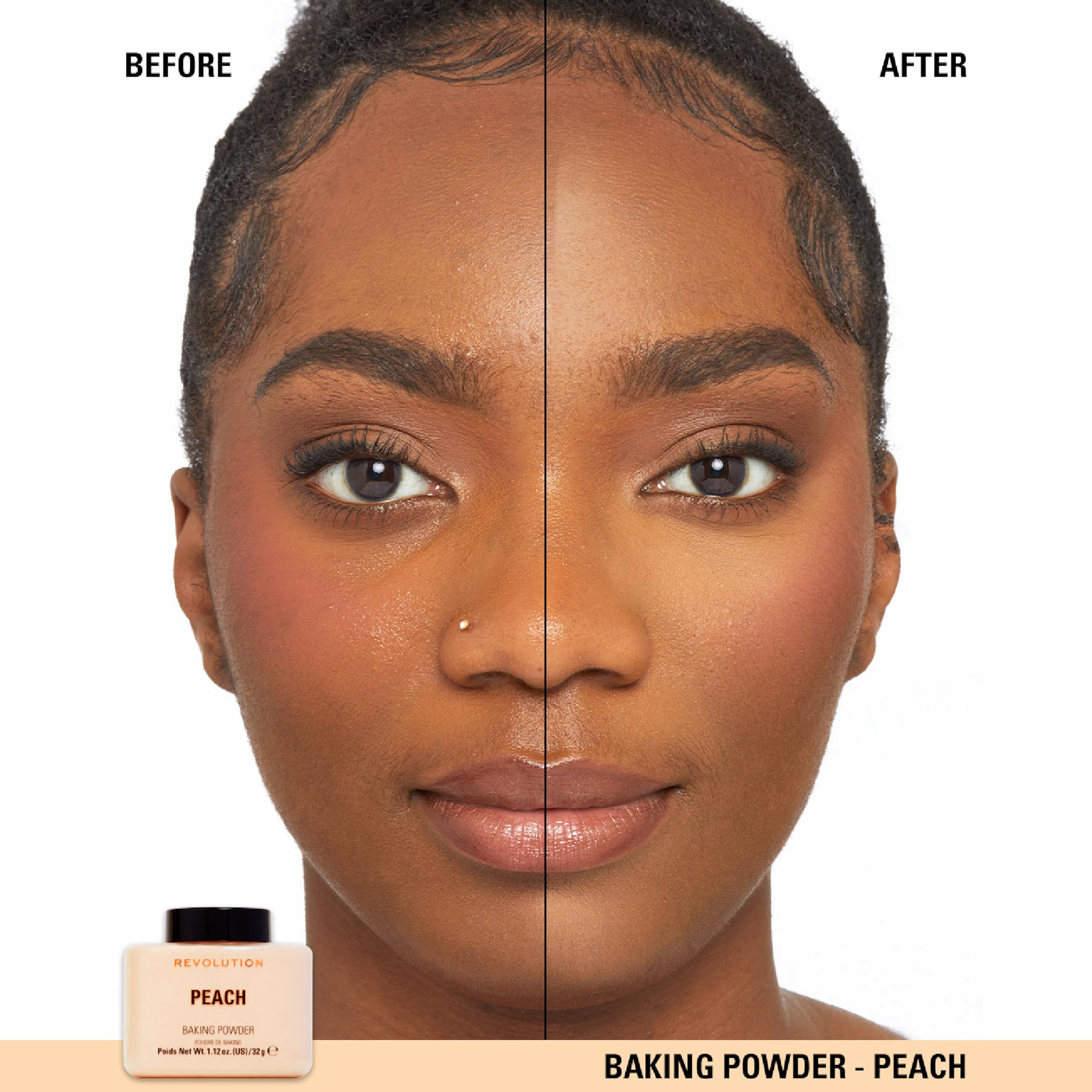 Revolution Beauty London - Loose Baking Powder (Peach, 32g) 6