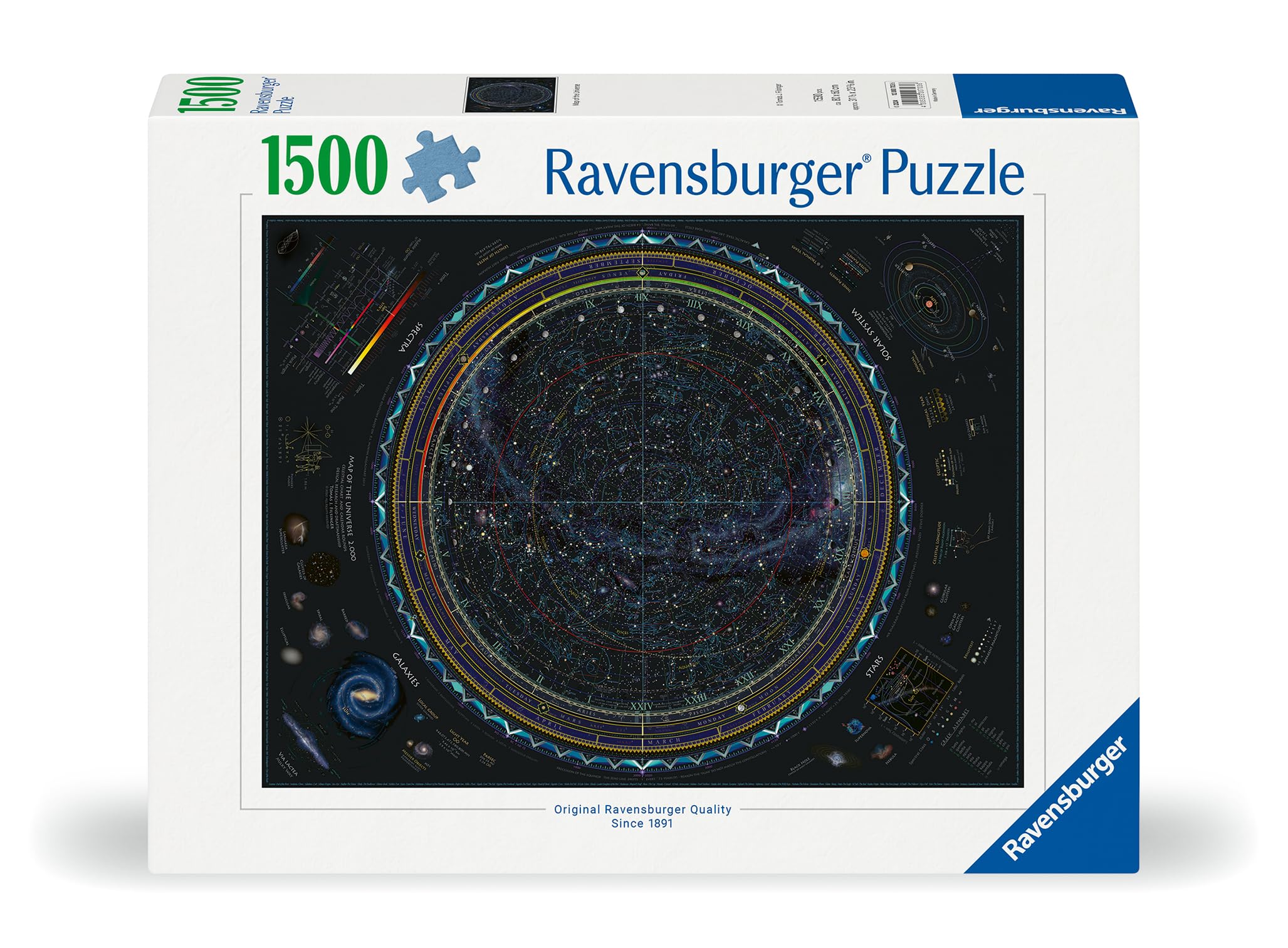 Ravensburger Map of the Universe 1500 Piece Jigsaw Puzzle for Adults & Teens 7