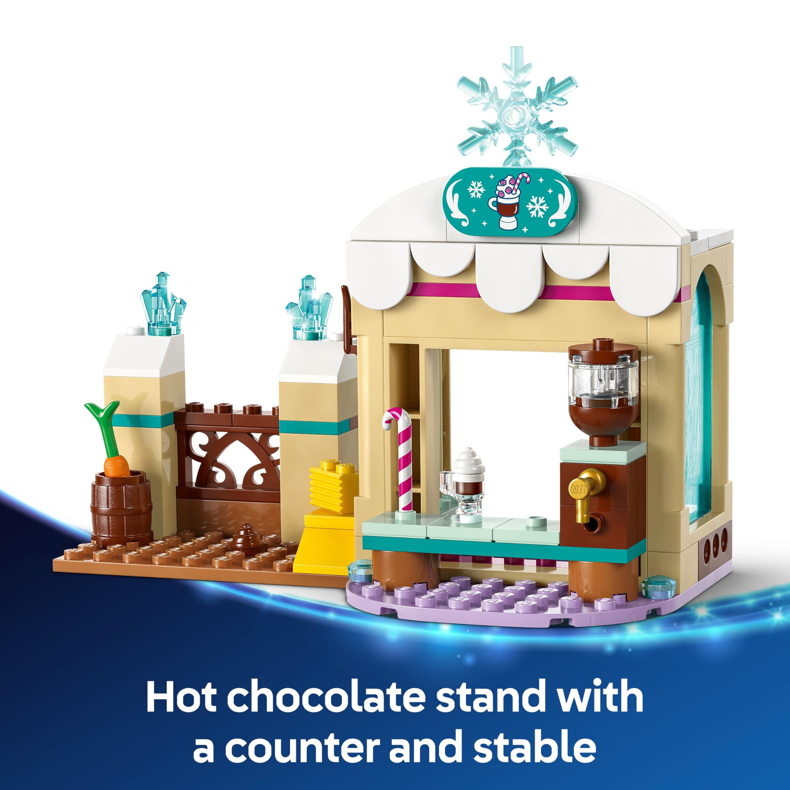 LEGO ǀ Disney Frozen Anna’s Sleigh Adventure Playset - Building Set with Hot Chocolate Stand & 4 Characters 13