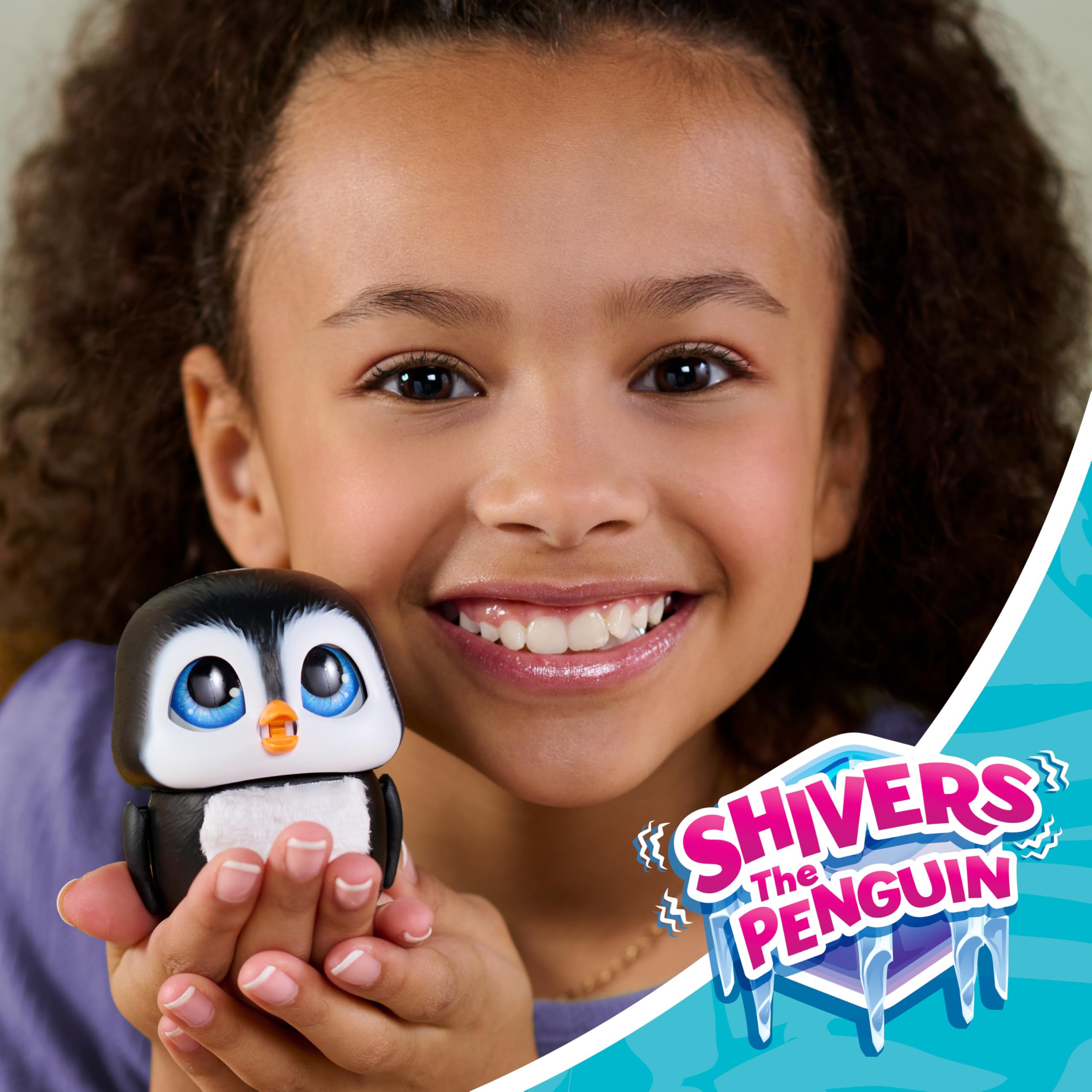 furReal Handfuls Shivers the Penguin - Interactive 3.5 Inch Plush Toy for Kids 6