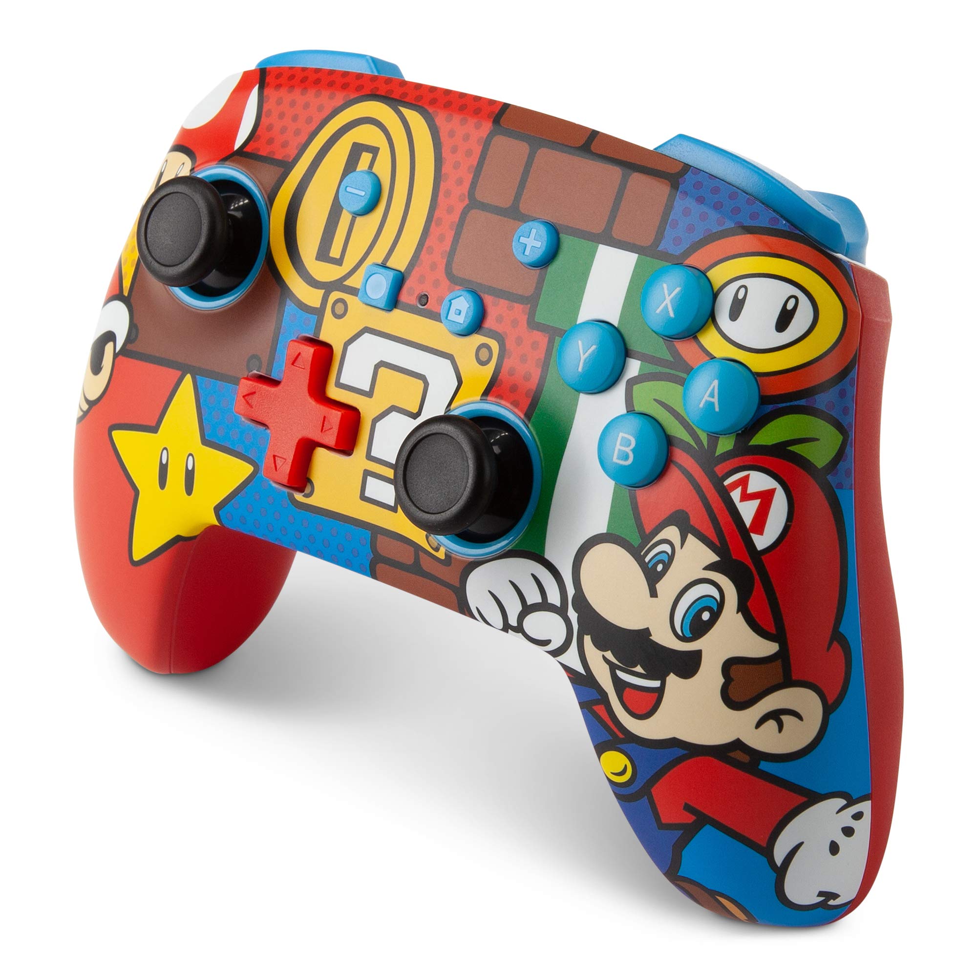 PowerA Enhanced Wireless Gamepad for Nintendo Switch - Mario Pop Design 8