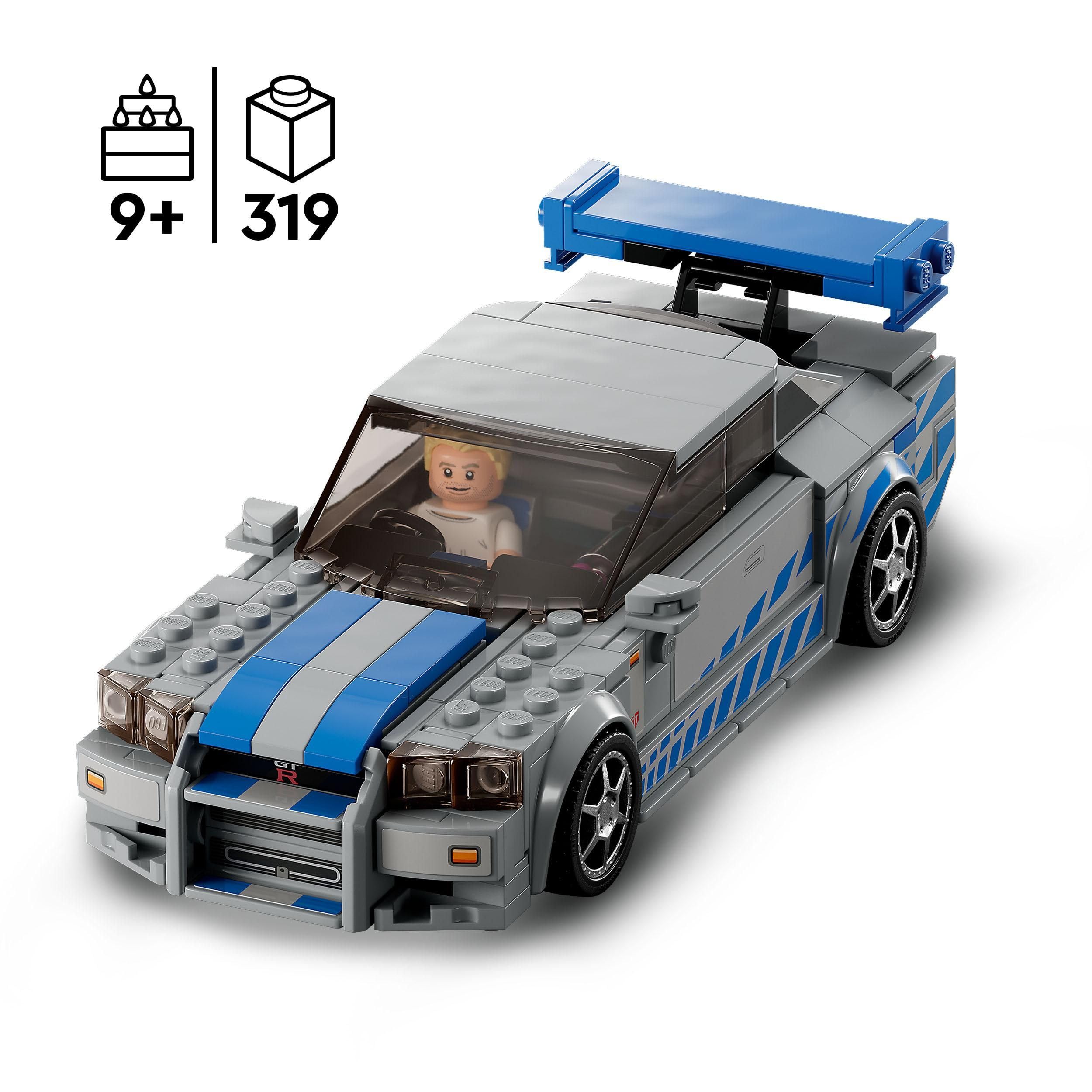 LEGO Speed Champions 76917 2 Fast 2 Furious Nissan Skyline GT-R (R34) Building Set | Ages 9+