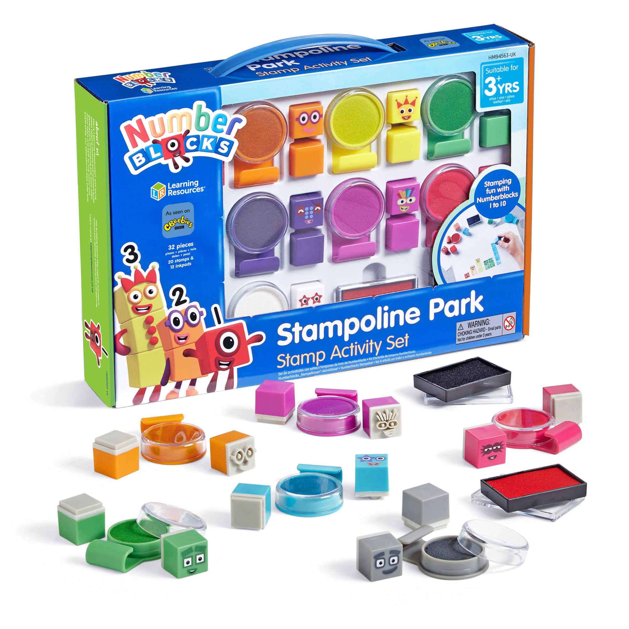 Learning Resources - Numberblocks Stampoline Park Stamp Activity Set 11