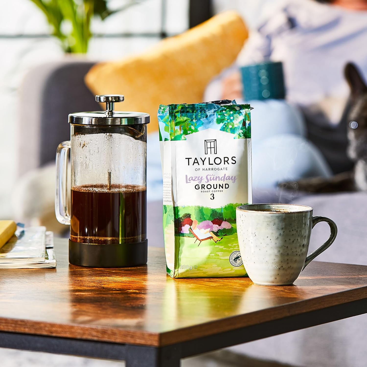 Taylors of Harrogate Lazy Sunday gemahlener Kaffee, 200 g (6er-Pack) – 1,2 kg insgesamt 7