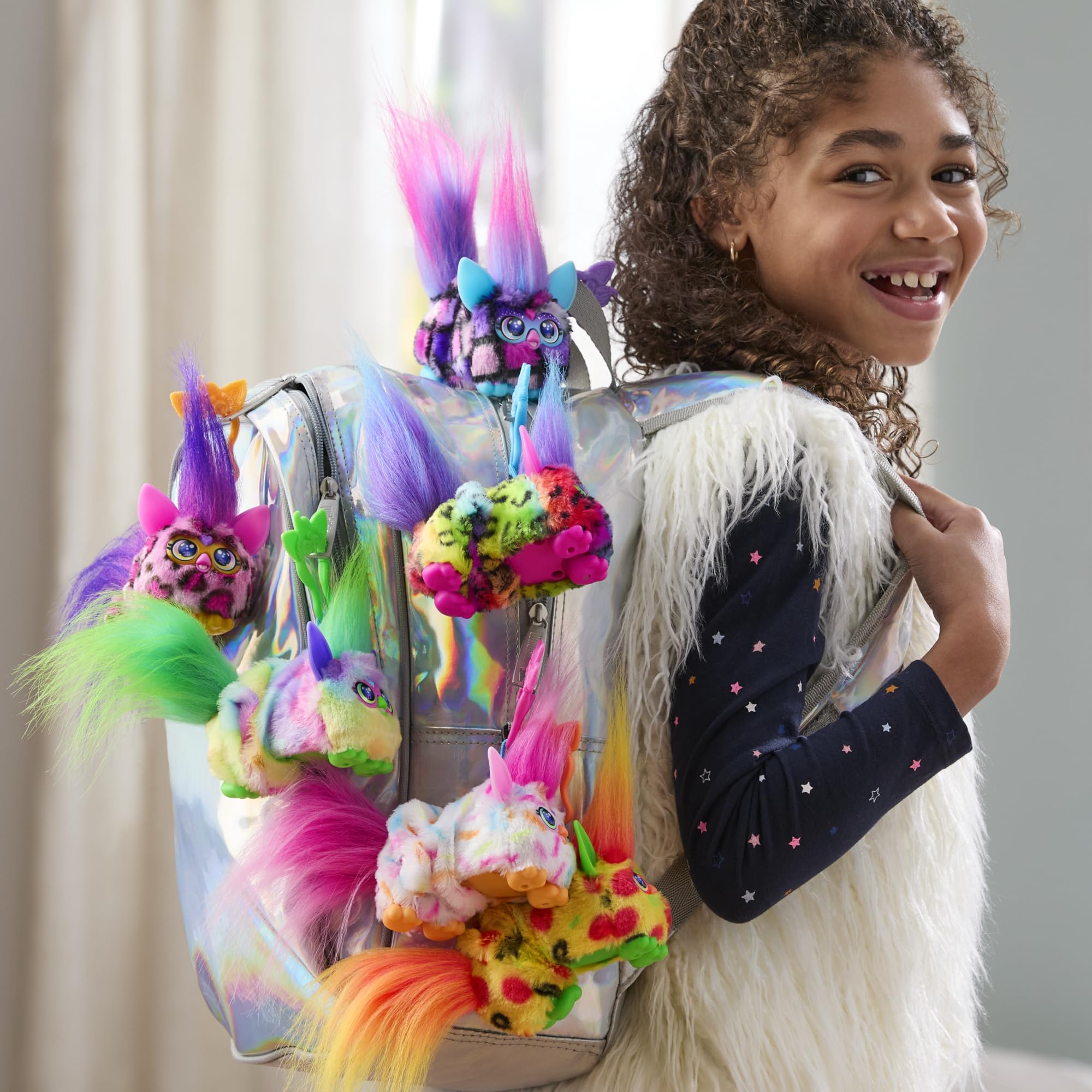 Furby Pepp-Oh-Roni DJ Furblet Interactive Plush Toy, Red 12