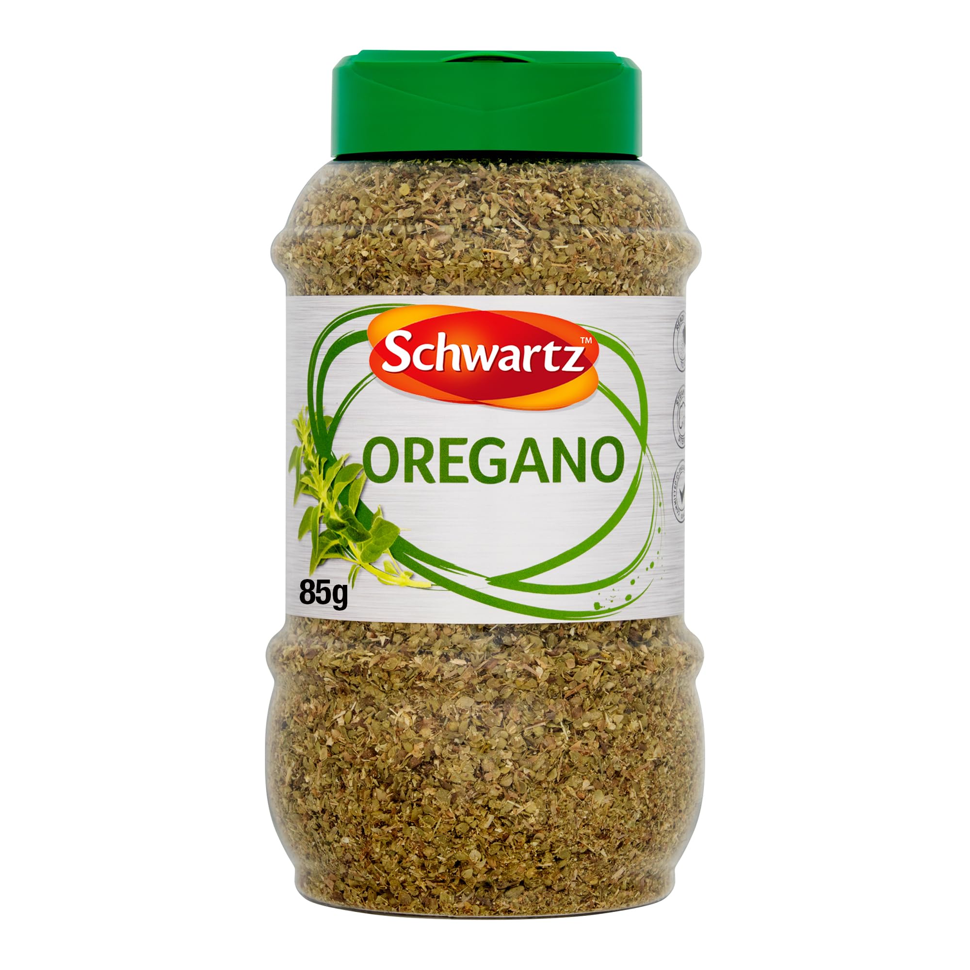 Schwartz Getrockneter Oregano (85 g) – Aromatisches Kraut mit süßem, pfeffrigem Geschmack