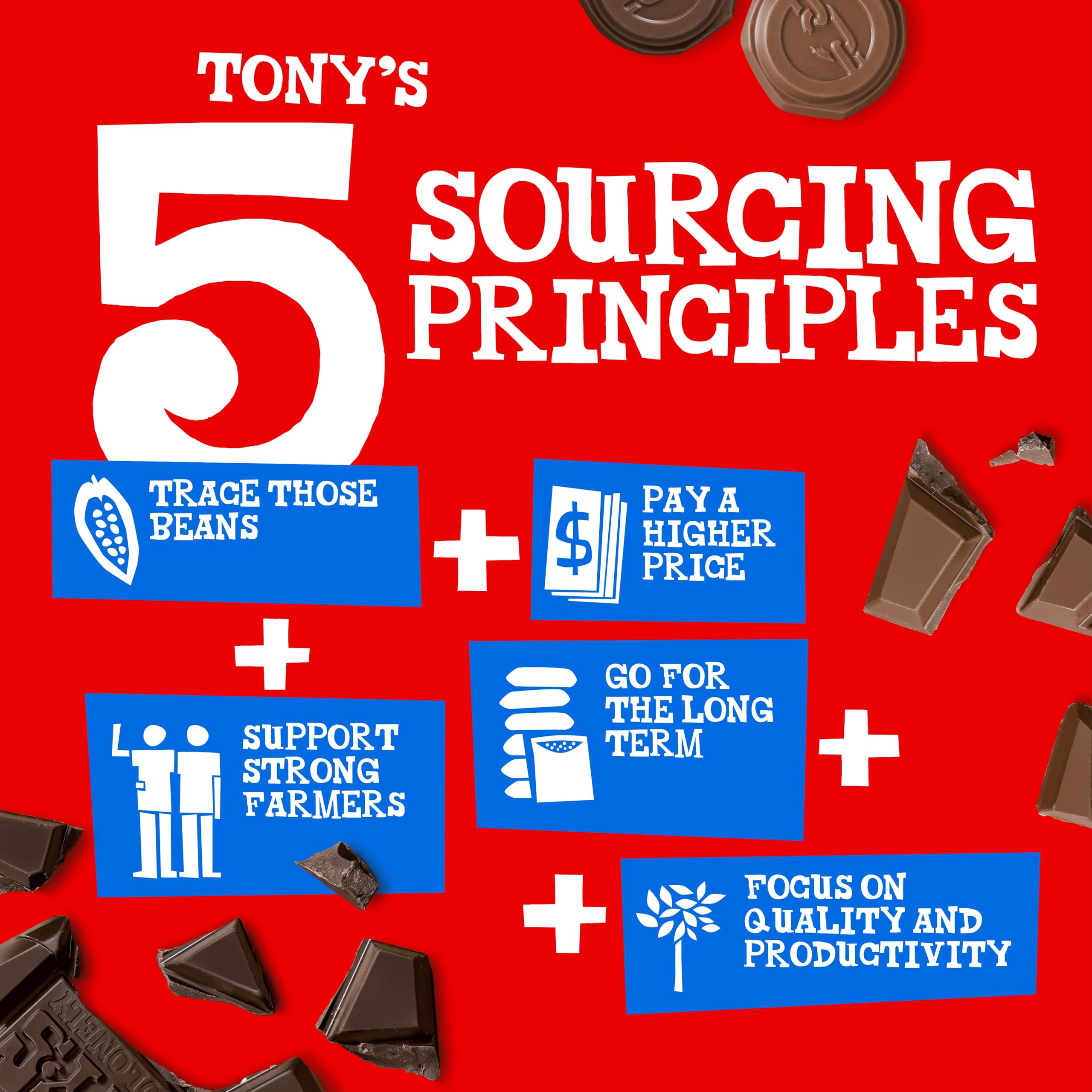 Tony's Chocolonely Tiny Tony's Chocolate Gift Box - 900g Mini Fair Trade Chocolate Mix 5