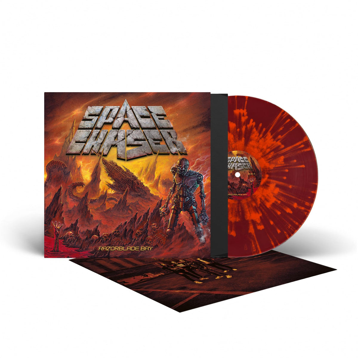 Space Chaser - Razorblade Bay [Oxblood with Orange Splatter Vinyl]