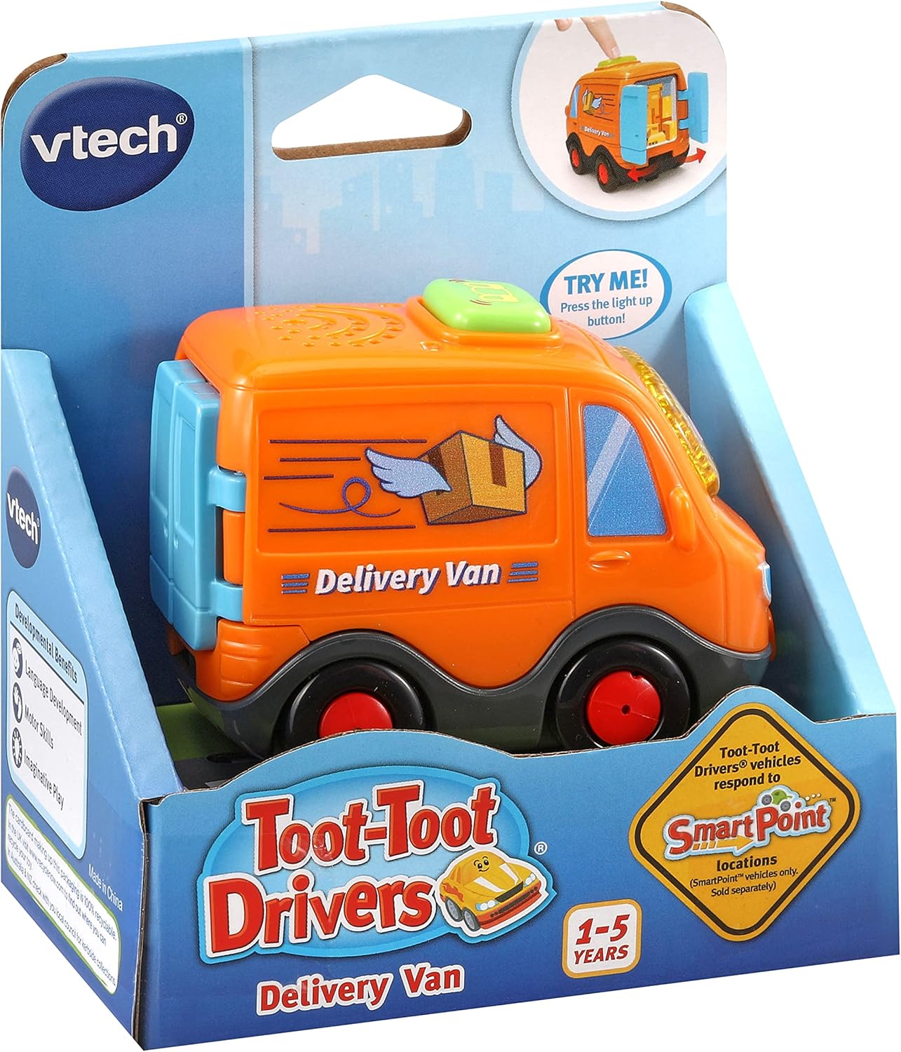 VTech Toot-Toot Drivers Delivery Van - Interactive Musical Toy for Toddlers 1-5 Years 4