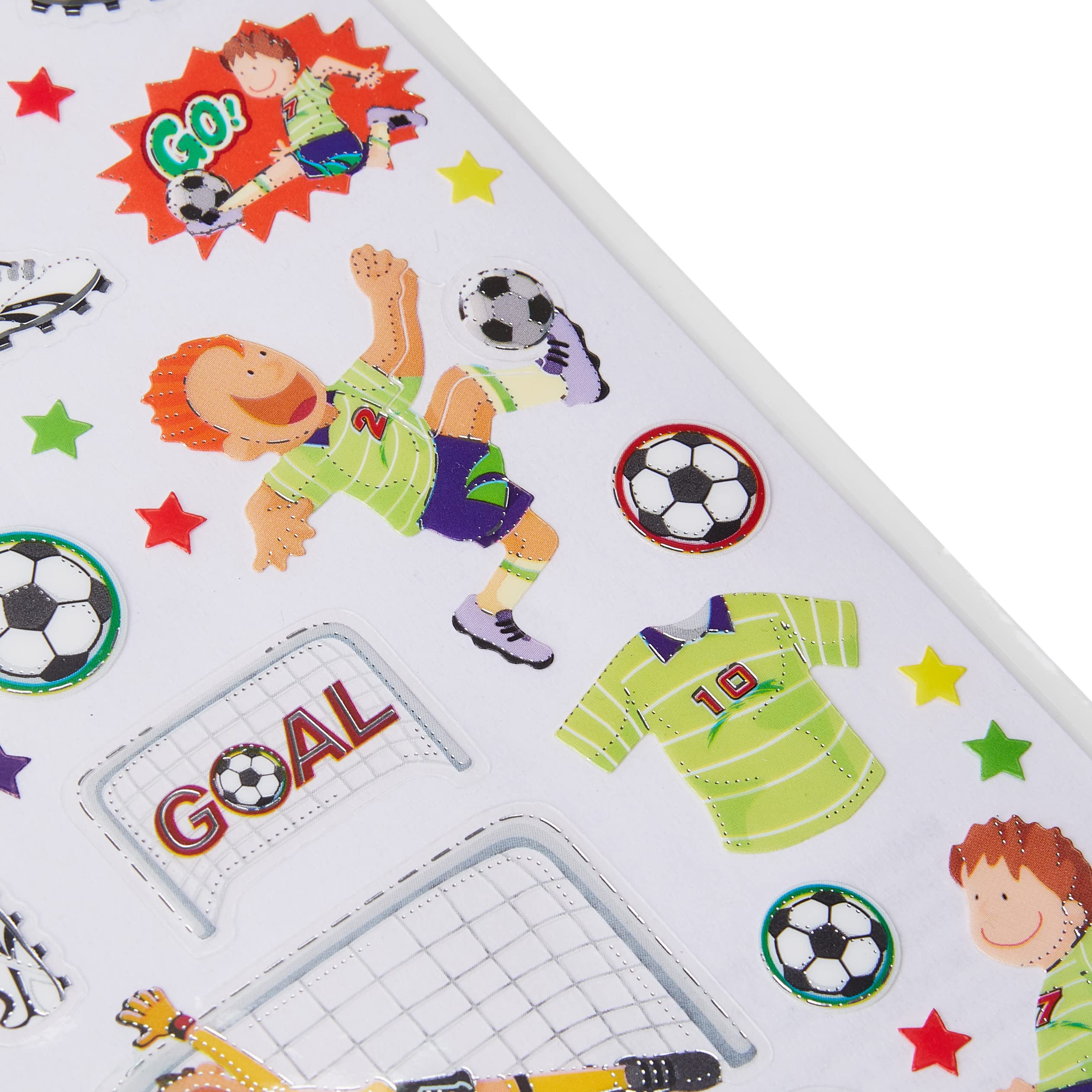 Craft Planet Football Match Stickers - Assorted Fun Stickers for Kids Craft Projects 3