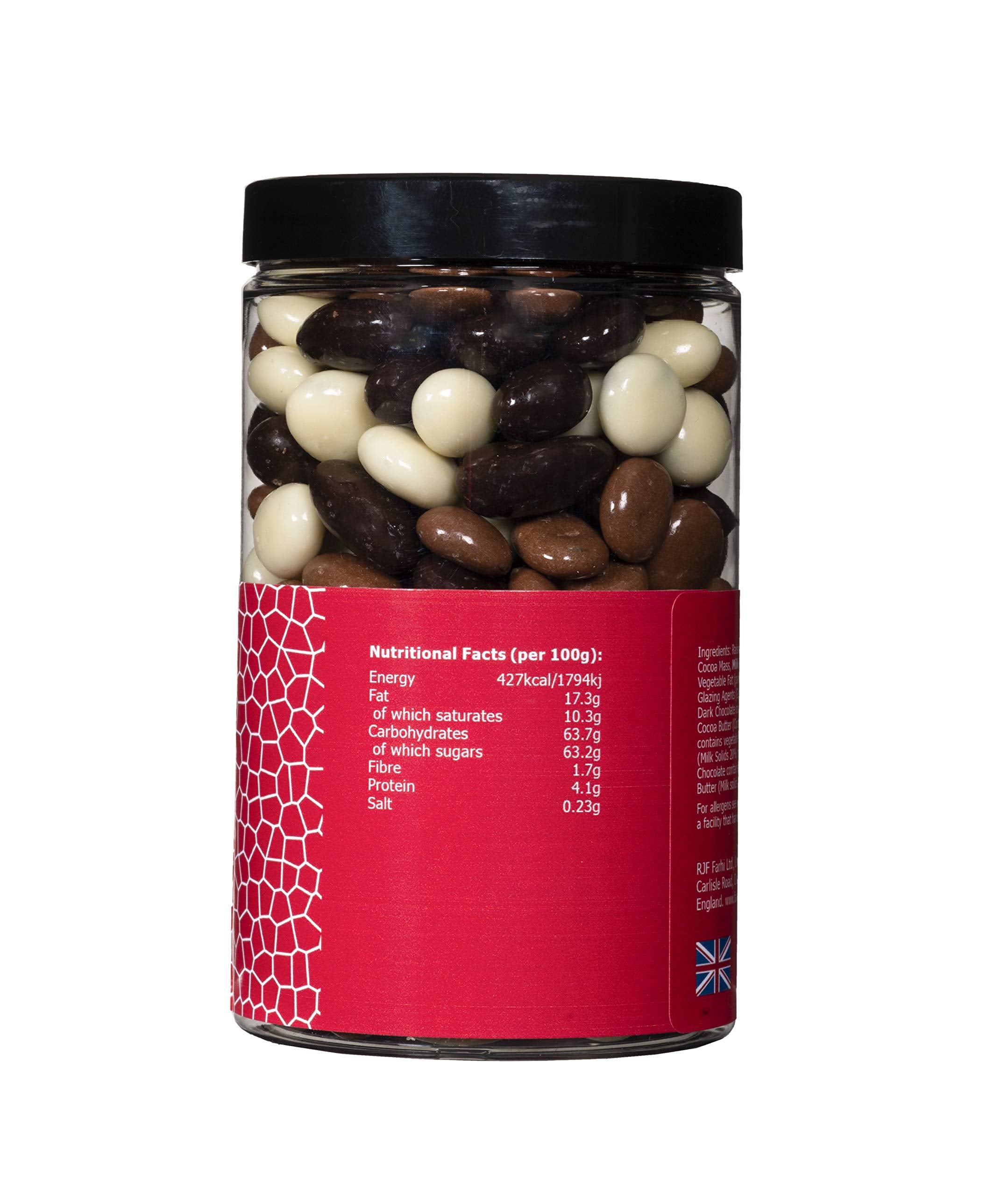 Rita Farhi Milk, Dark and White Chocolate Covered Raisins Gift Jar | 350g 2
