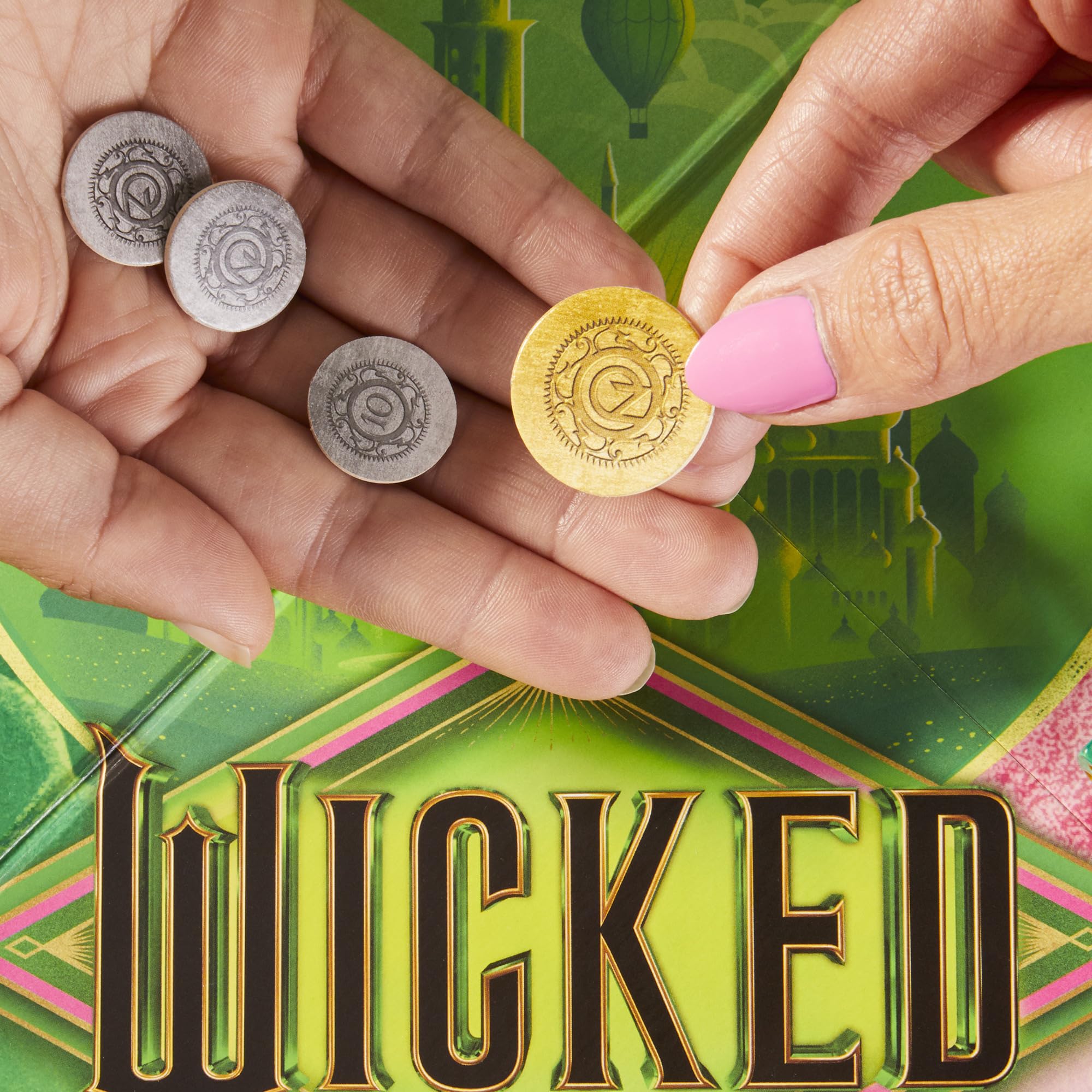 Monopoly Wicked Board Game - Official Edition Featuring Wicked Movie Theme 6