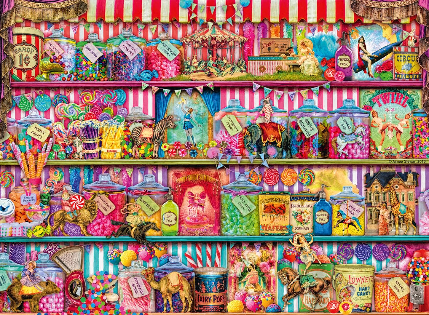 Ravensburger The Sweet Shop Jigsaw Puzzle - 500 Pieces | Adults & Kids Age 10+