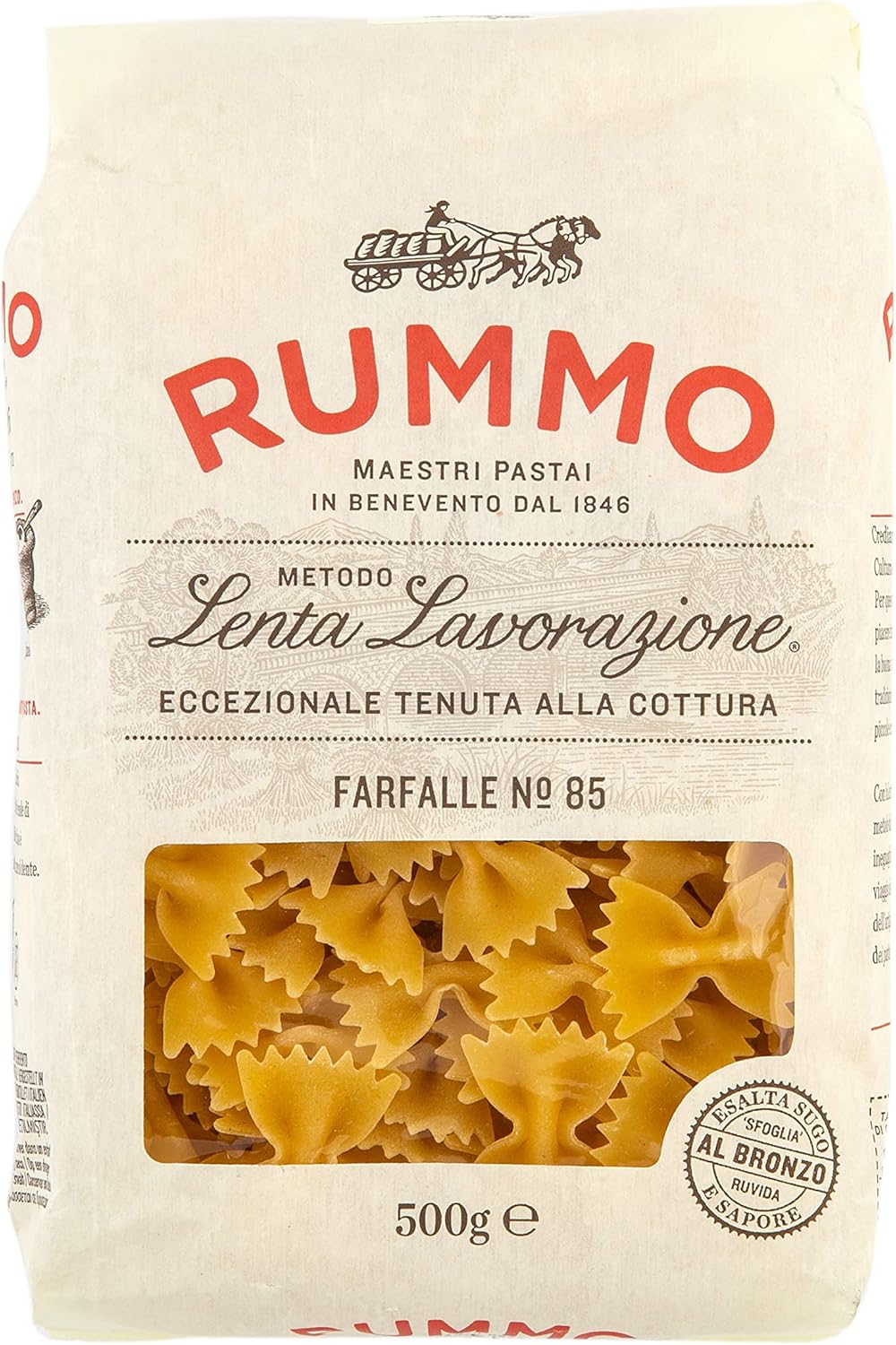 Rummo Farfalle Pasta No.85, 500 g