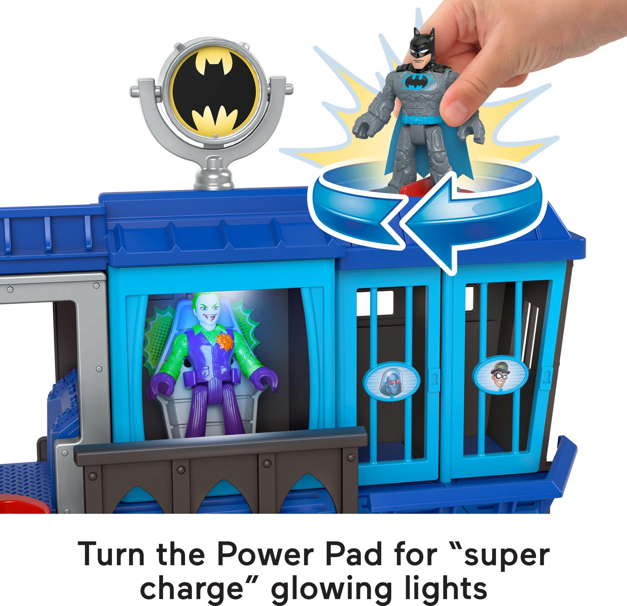 Fisher-Price Imaginext DC Super Friends Gotham City Jail Recharged - Action Playset for Ages 3-8 9
