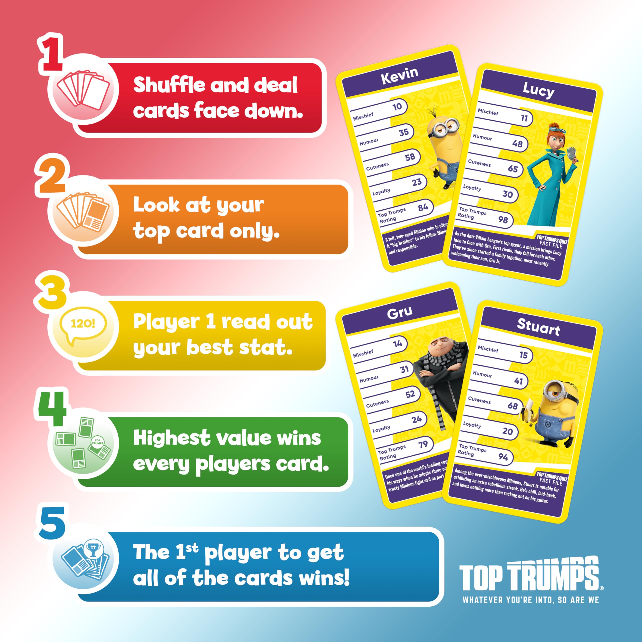 Top Trumps Minions Card Game - Fun Educational Card Game for Kids