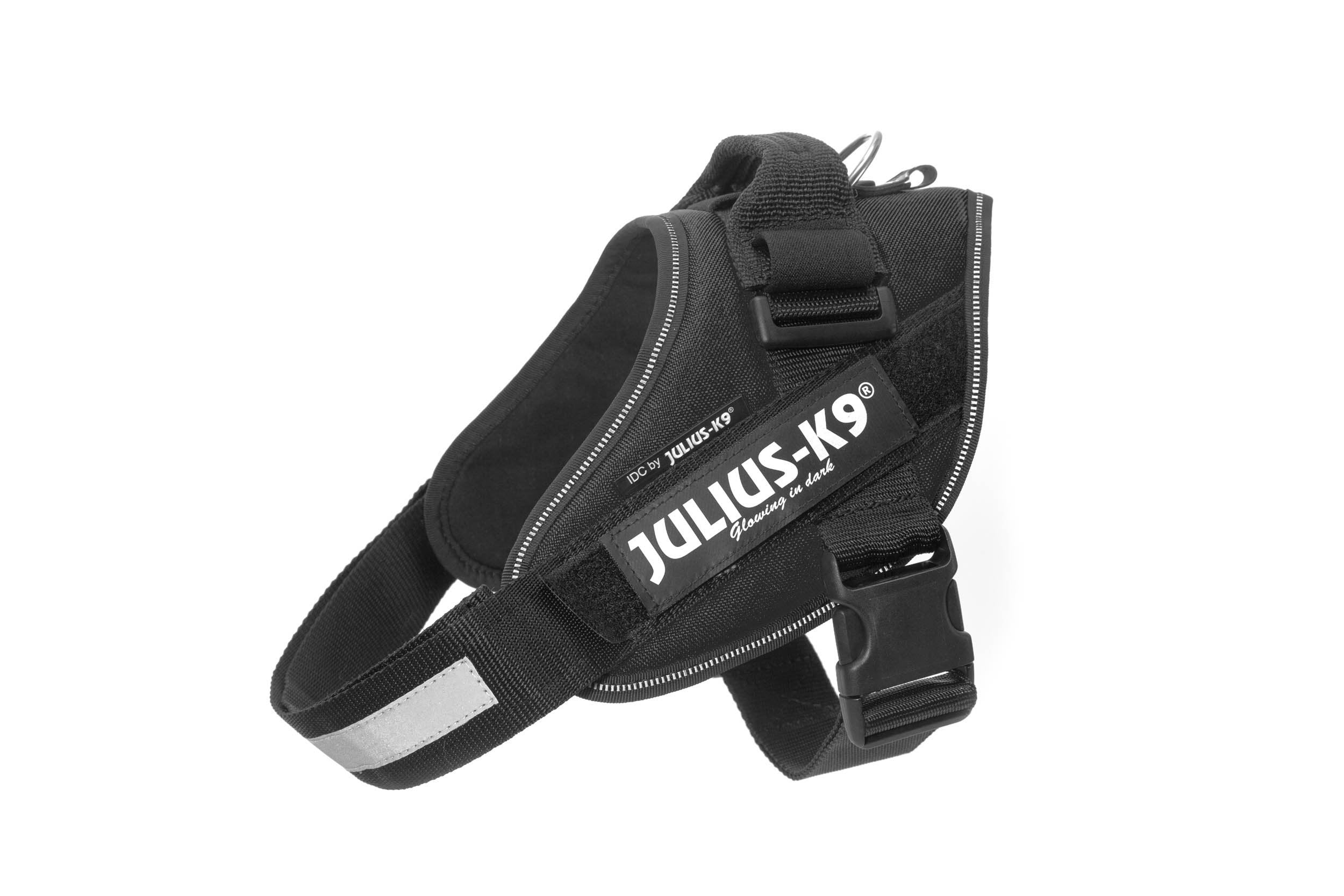 Julius-K9 IDC Powerharness Vest Harness - Size M/0, Black | Chest 58-76 cm