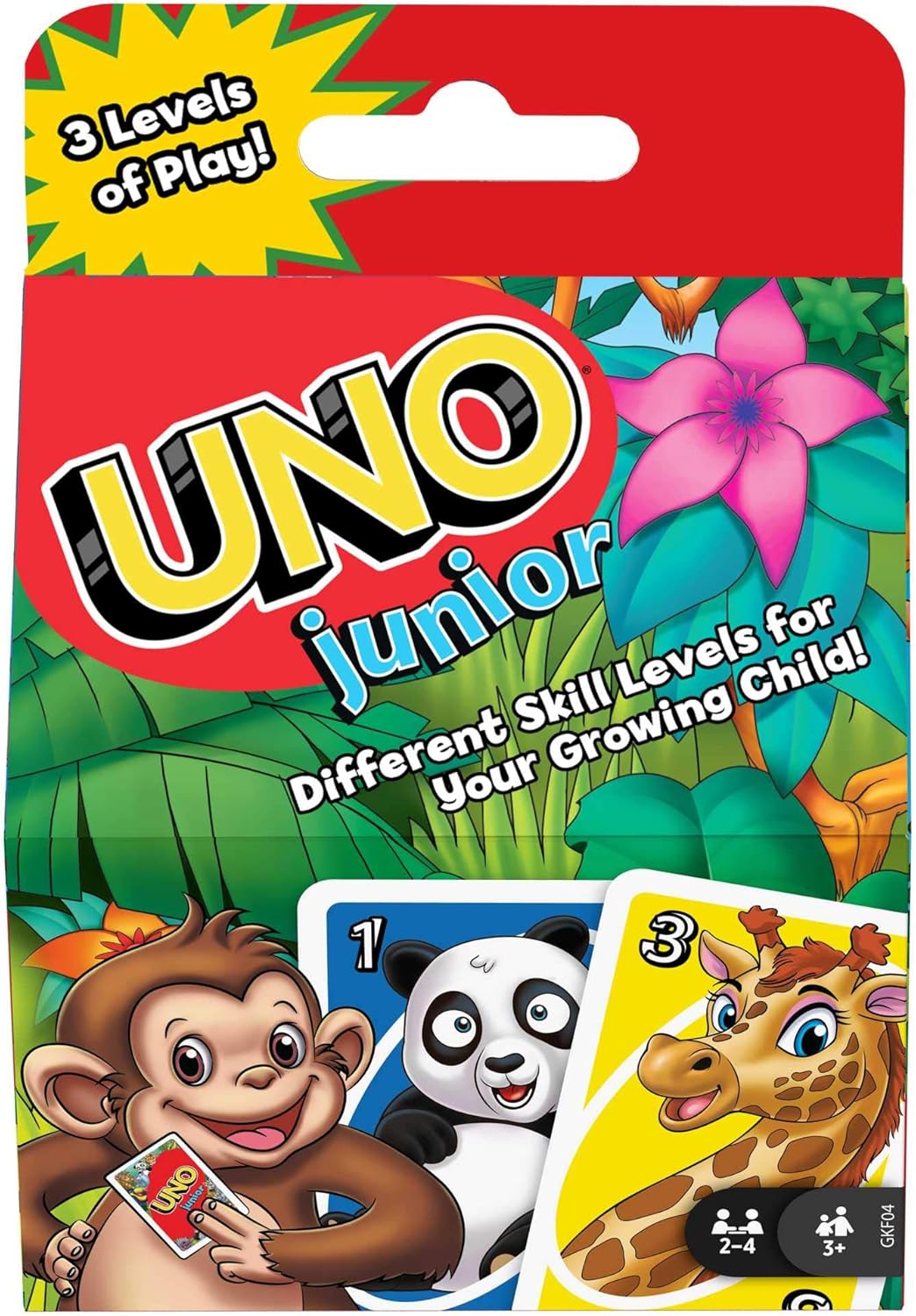 Mattel Games UNO Junior Card Game for Kids 3 Years & Up - GKF04